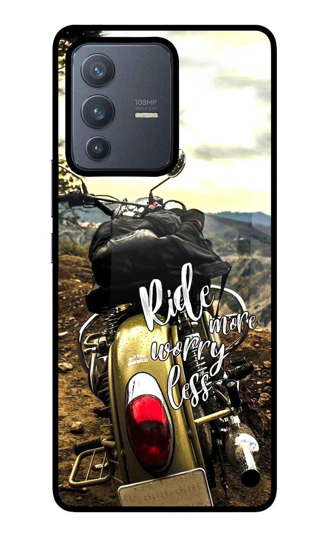 Ride More Worry Less Vivo V23 Pro 5G Back Cover
