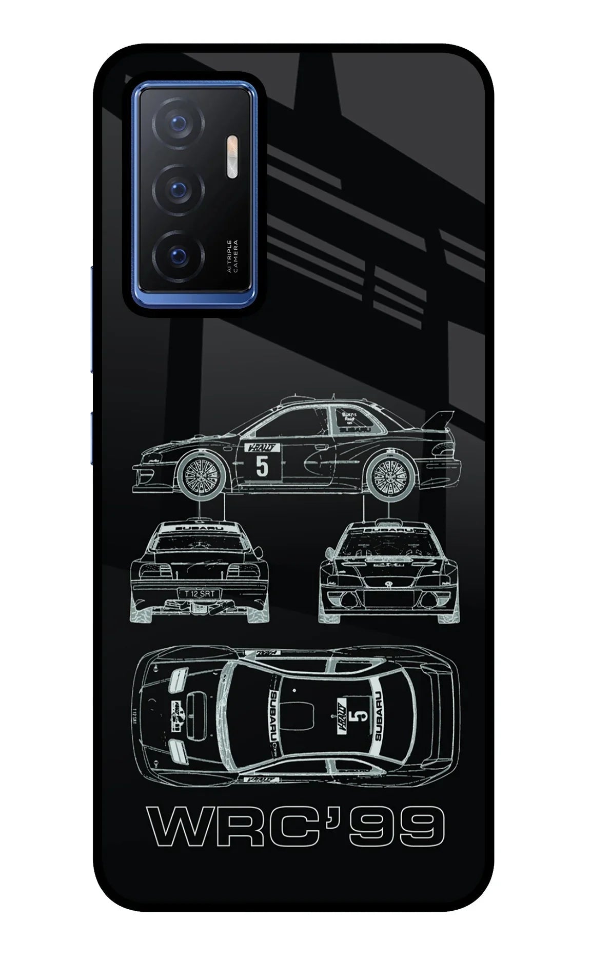 WRC'99 Vivo V23E 5G Glass Case