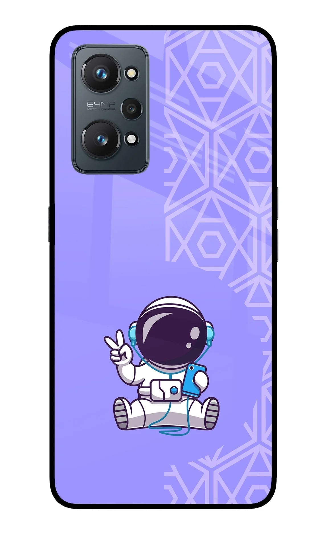Cute Astronaut Chilling Realme GT 2 5G Back Cover