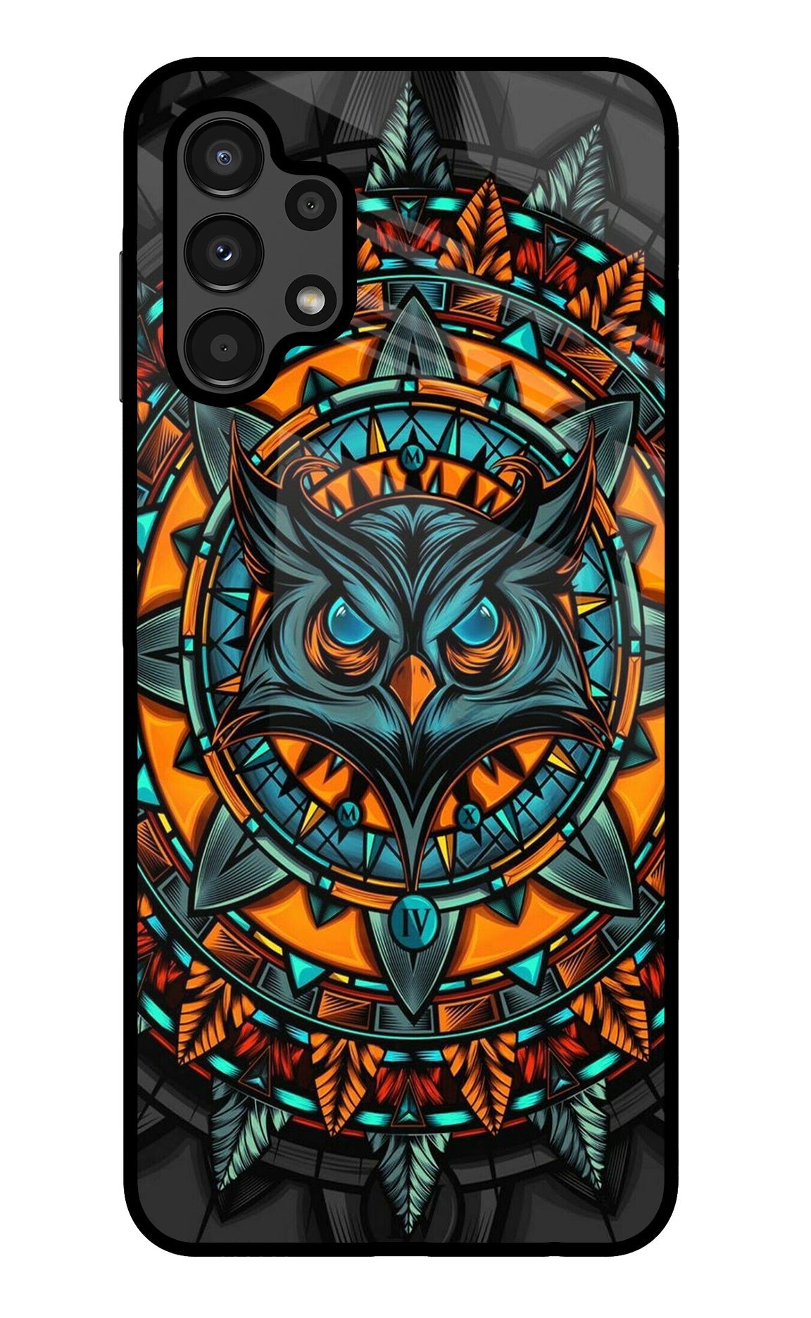 Angry Owl Art Samsung A13 4G Back Cover