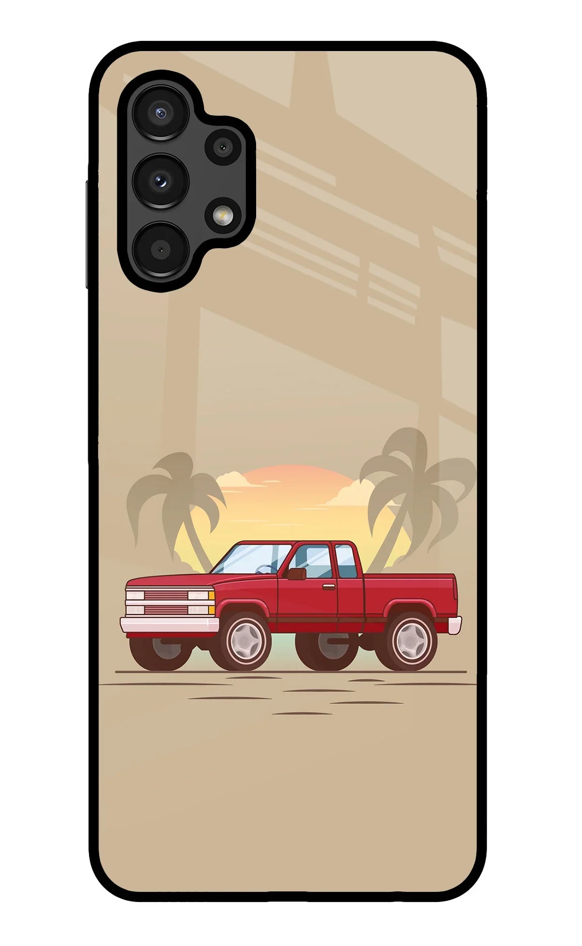 Desert Classic Drive Samsung A13 4G Glass Case