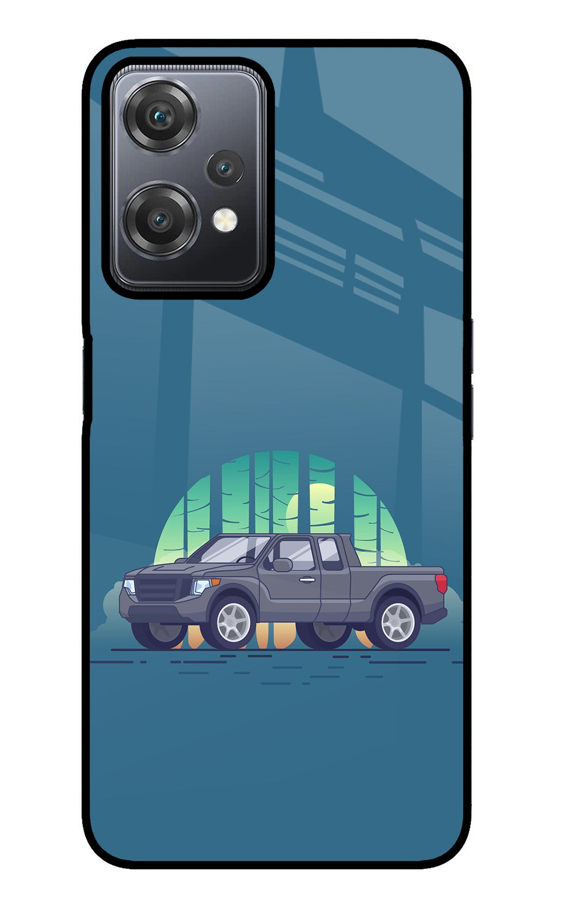Retro Garage Vibe OnePlus Nord CE 2 Lite 5G Glass Case