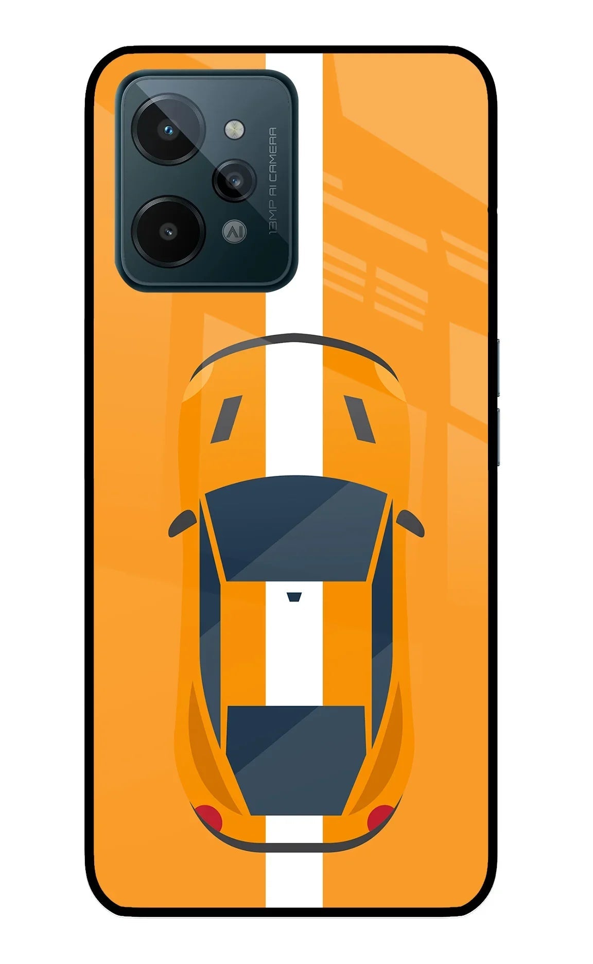 Highway Pursuit Realme C31 Glass Case
