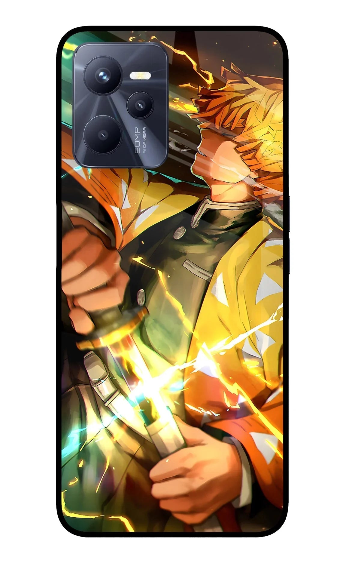 Demon Slayer Realme C35 Glass Case