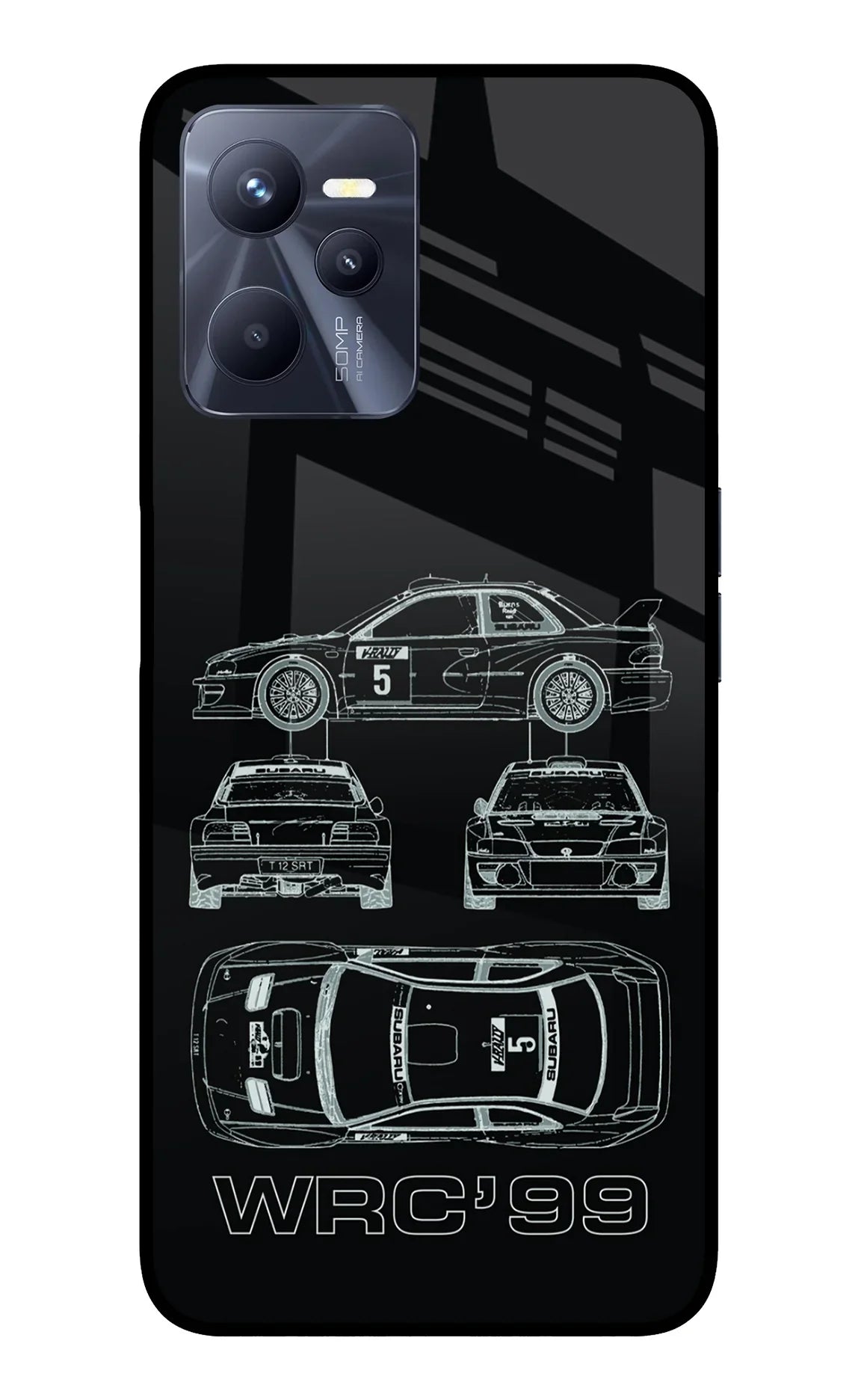 WRC'99 Realme C35 Glass Case