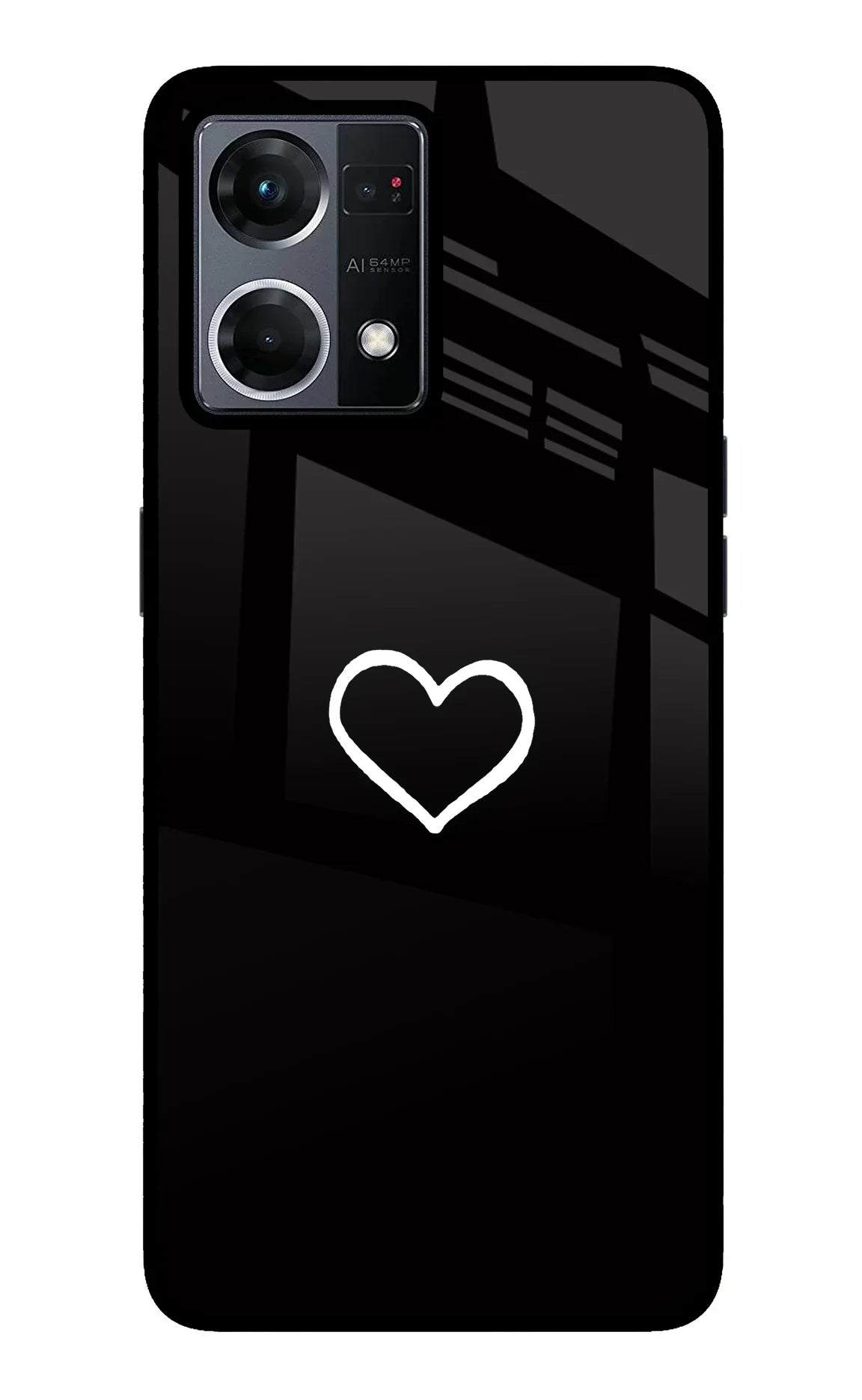Heart Oppo F21 Pro 4G Back Cover