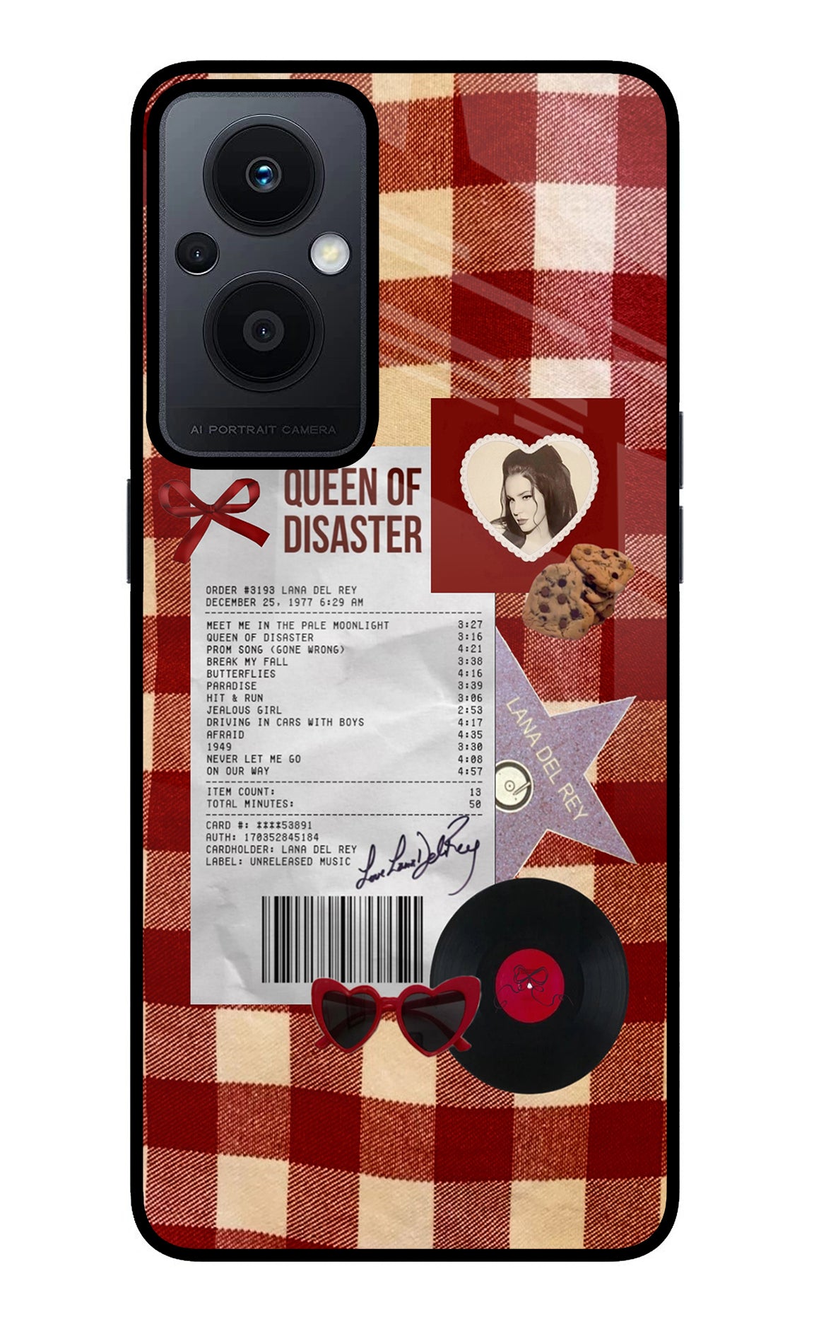 Queen of Disaster Oppo F21 Pro 5G Glass Case