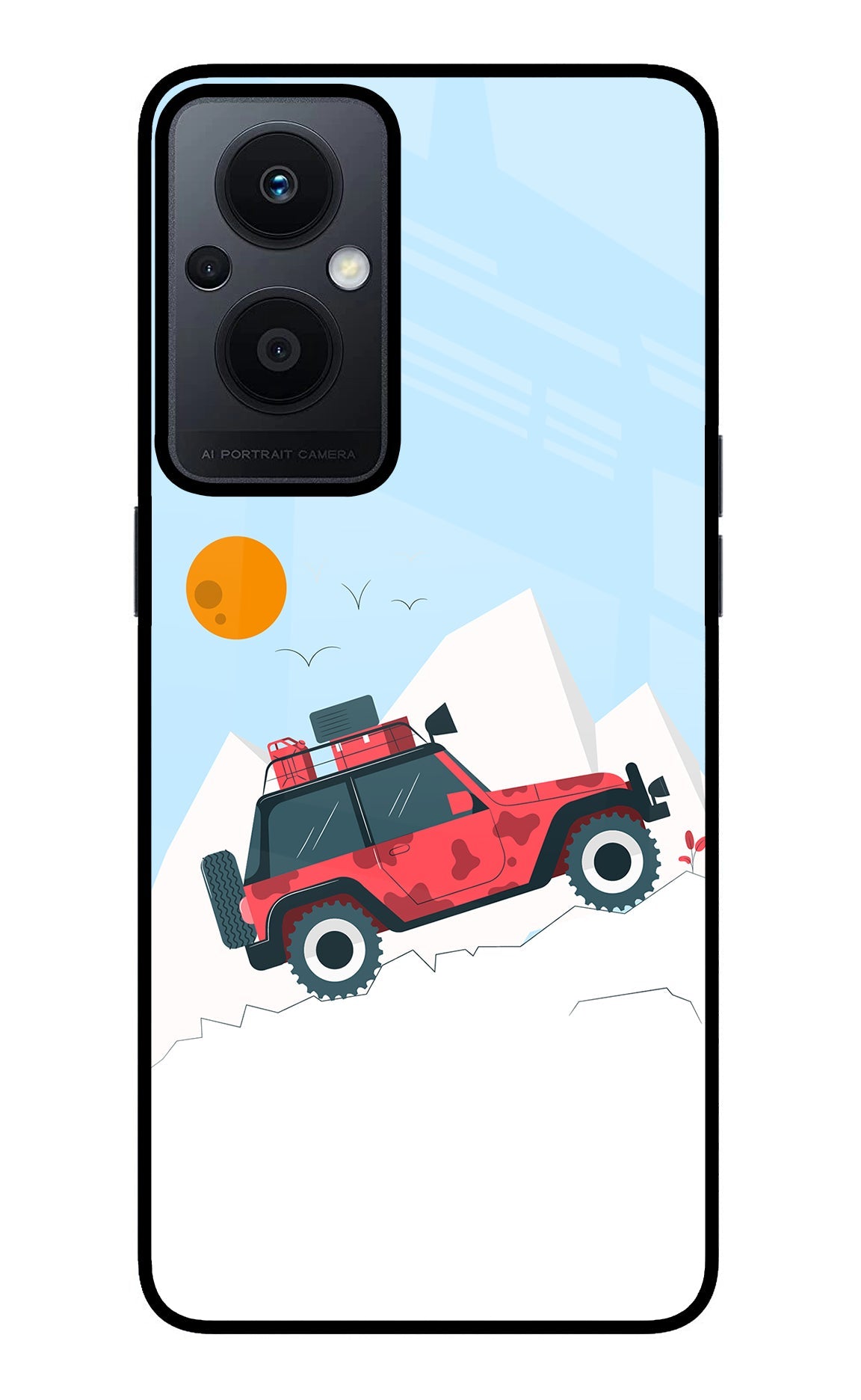 Mountain Trail Beast Oppo F21 Pro 5G Glass Case
