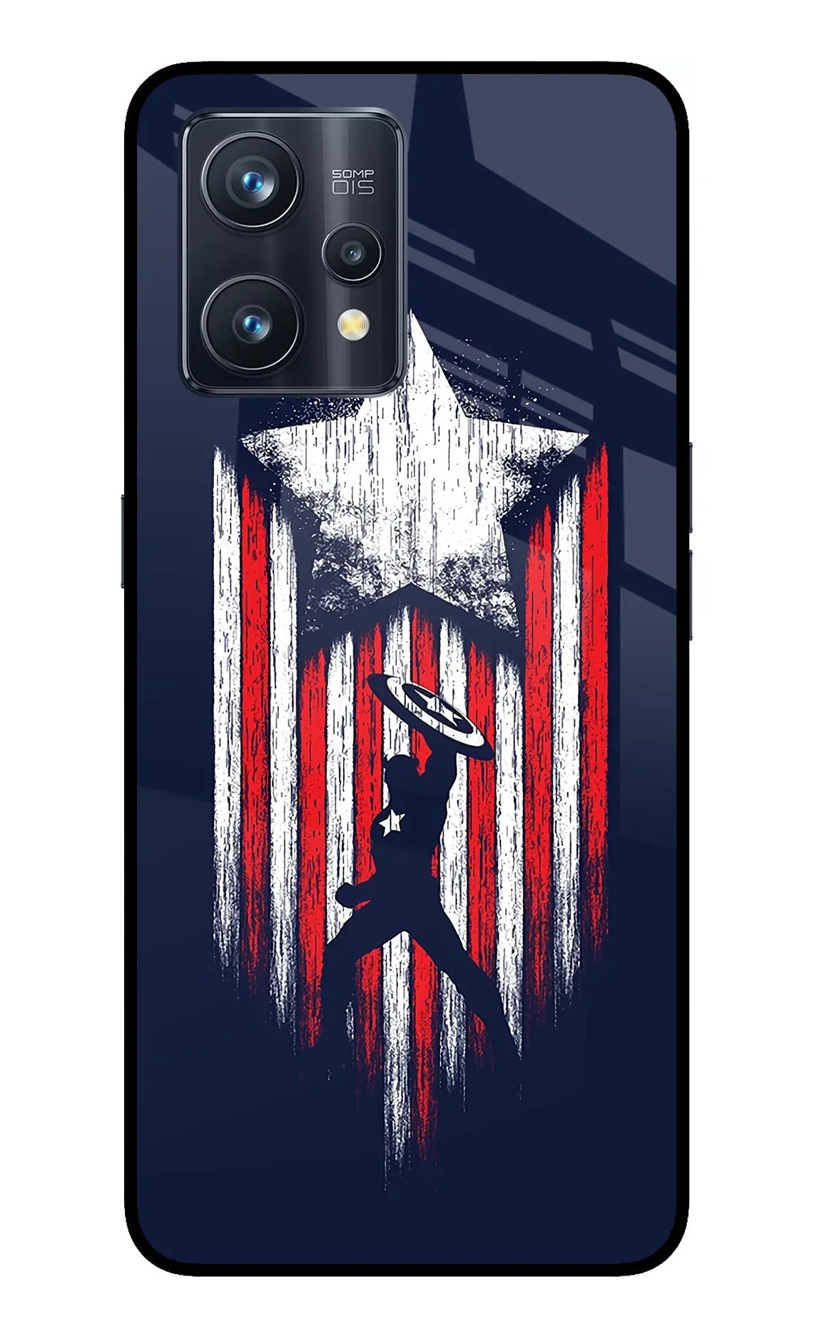 Captain America Marvel Art Realme 9 Pro+ 5G Back Cover