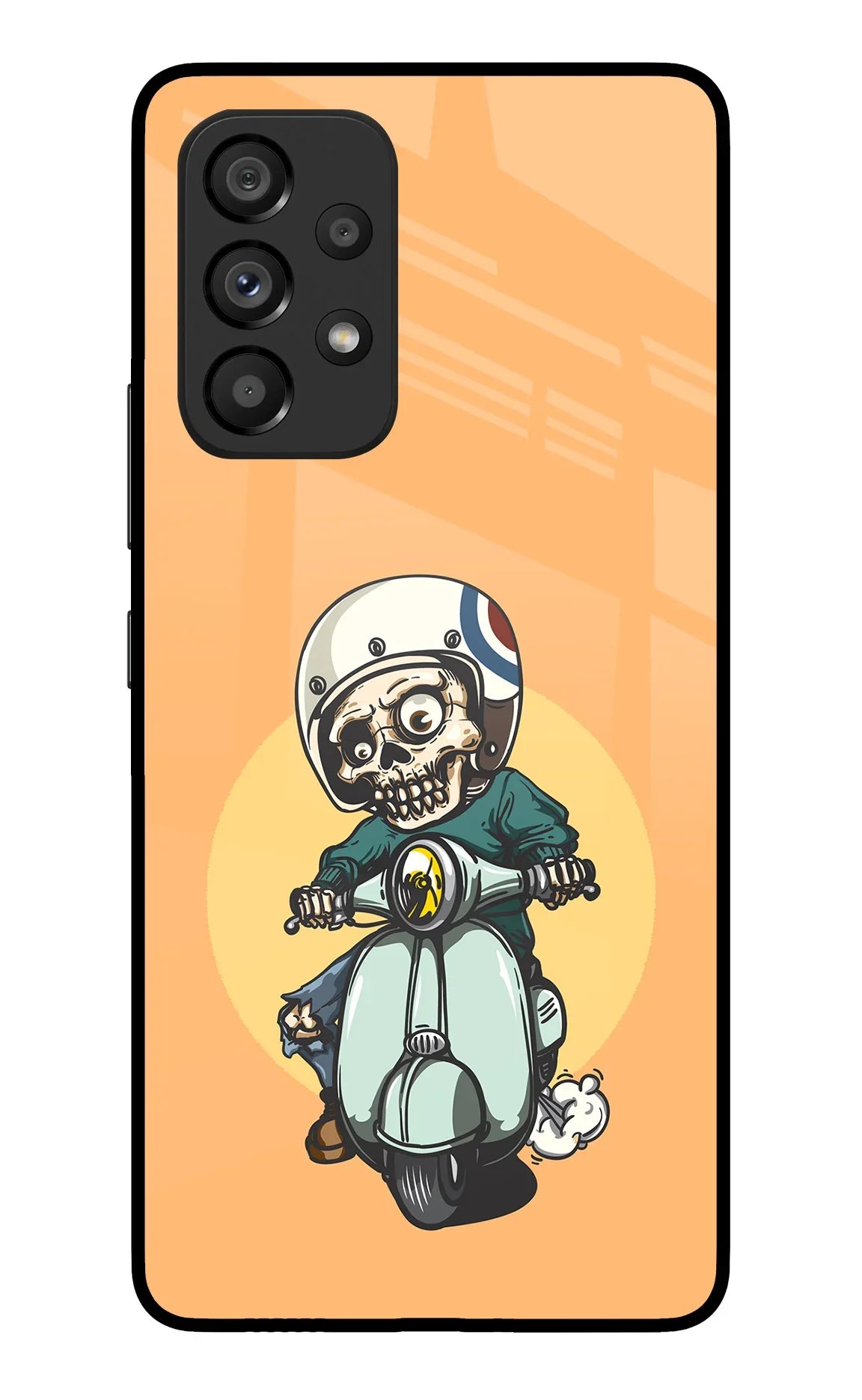 Undead Biker Samsung A53 5G Glass Case