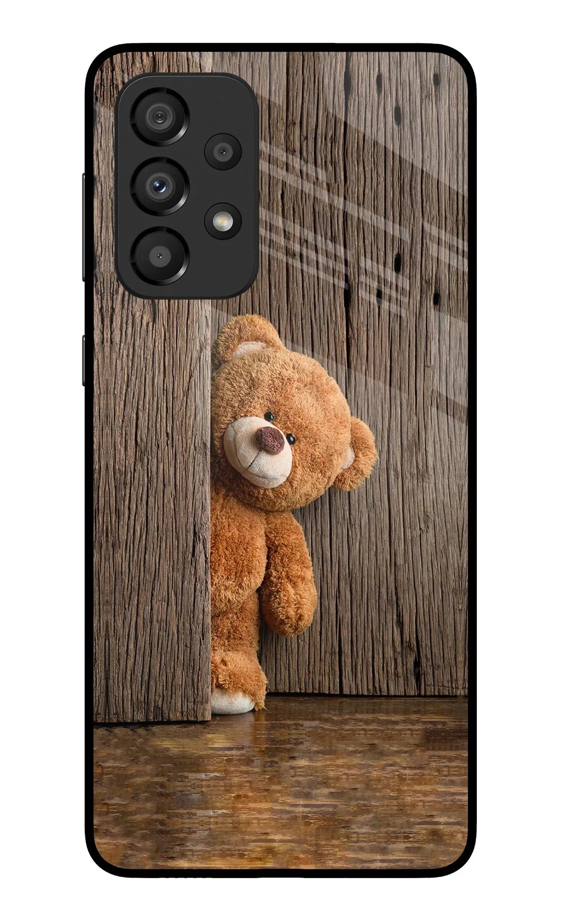 Teddy Wooden Samsung A33 5G Back Cover