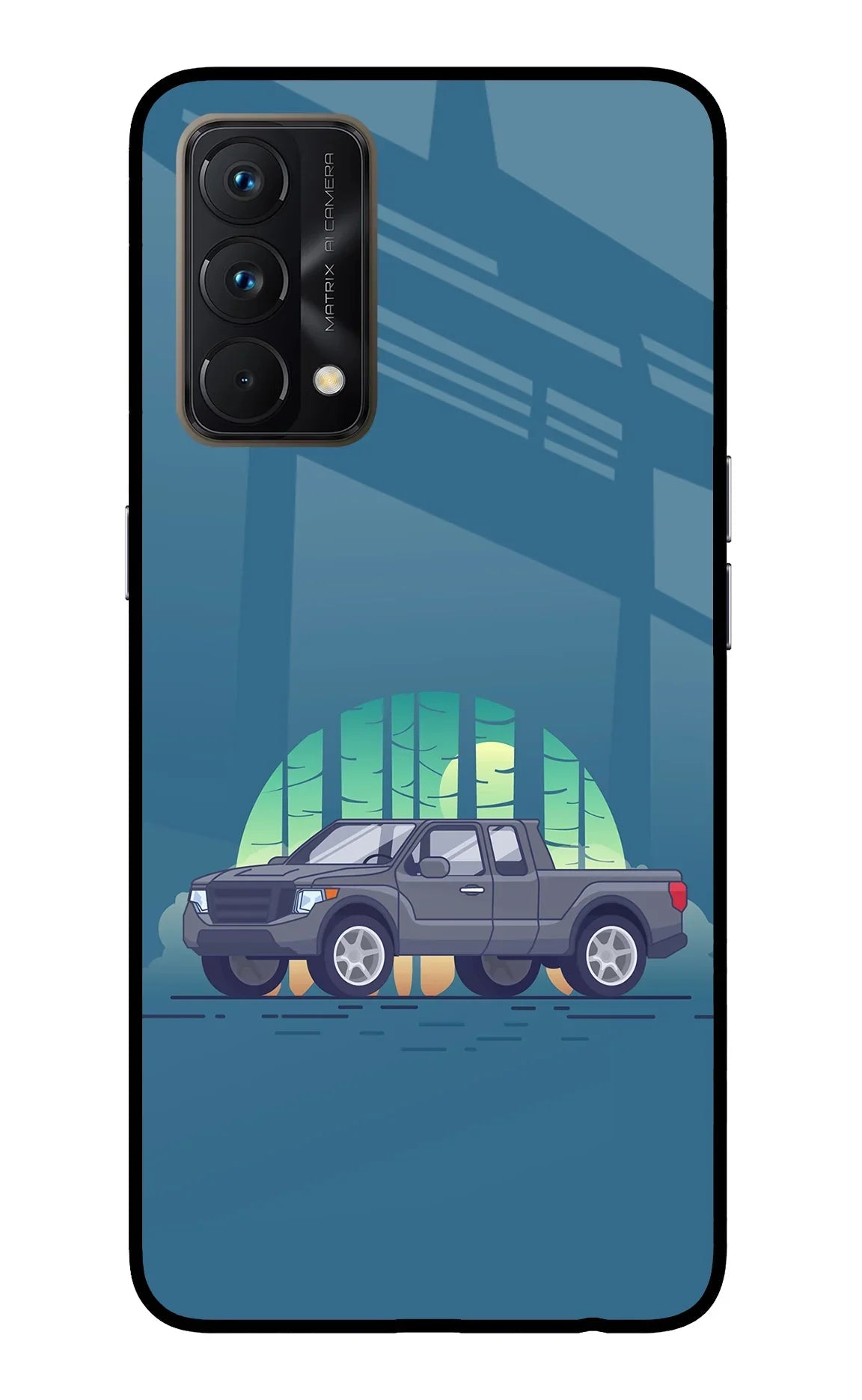 Retro Garage Vibe Realme GT Master Edition Glass Case