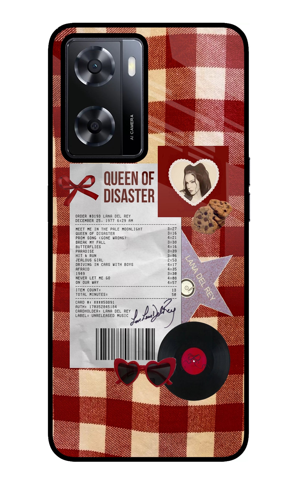 Queen of Disaster Oppo A57 2022 Glass Case