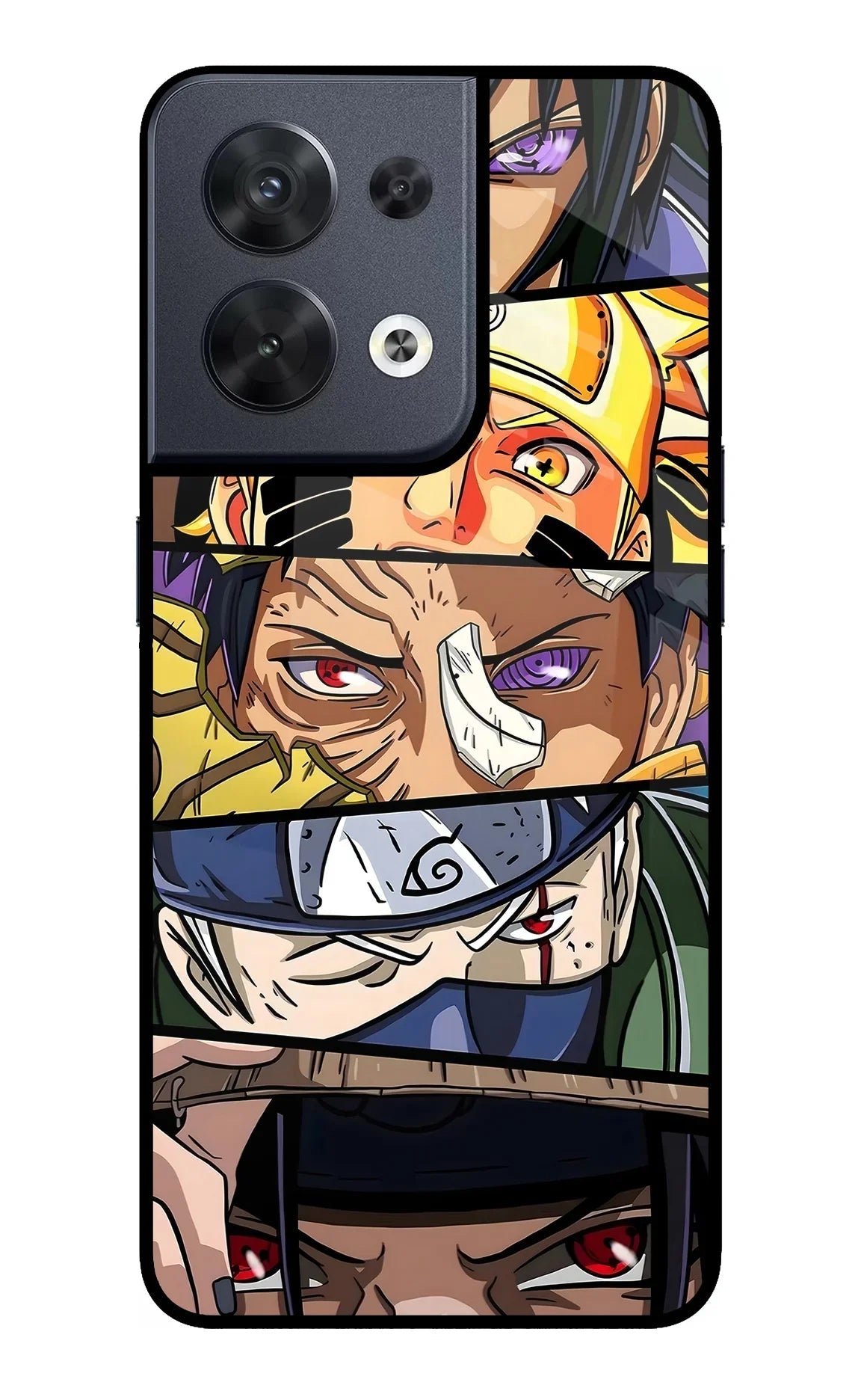 Naruto Character Oppo Reno8 Back Cover