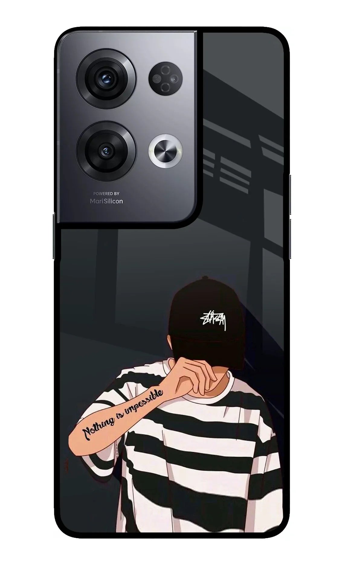 Aesthetic Boy Oppo Reno8 Pro Back Cover