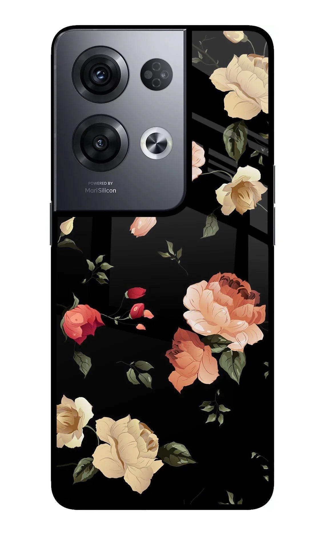 Flowers Oppo Reno8 Pro Back Cover