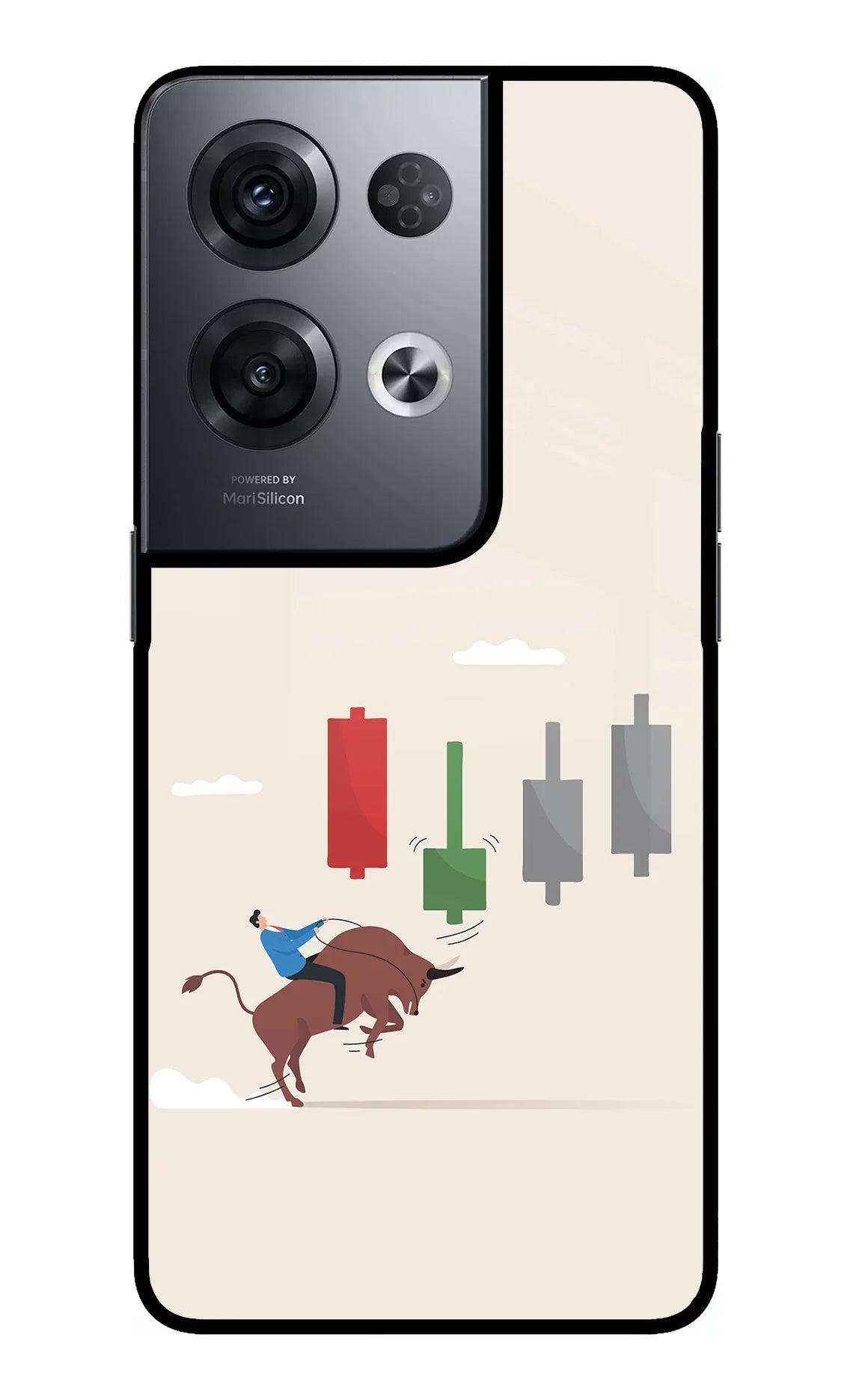Bull Trading Momentum Oppo Reno8 Pro Glass Case