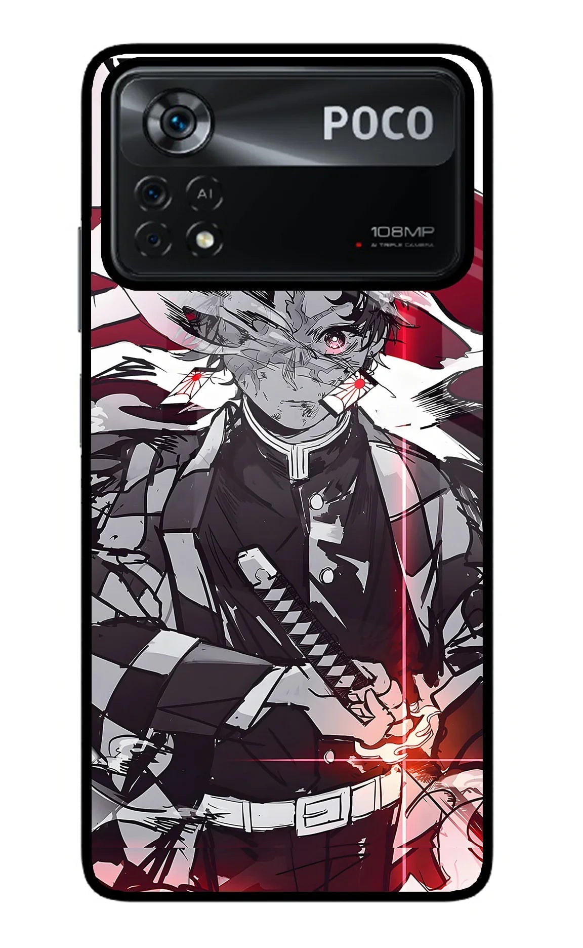 Demon Slayer Poco X4 Pro Back Cover