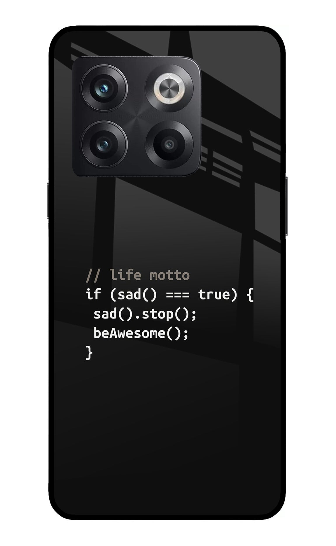 Life Motto Code OnePlus 10T 5G Back Cover