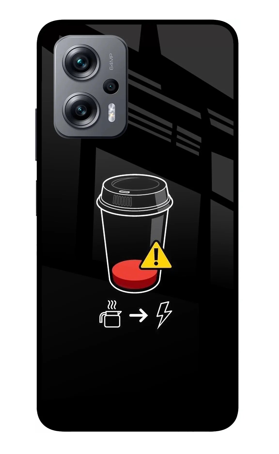 Coffee Redmi K50i Back Cover