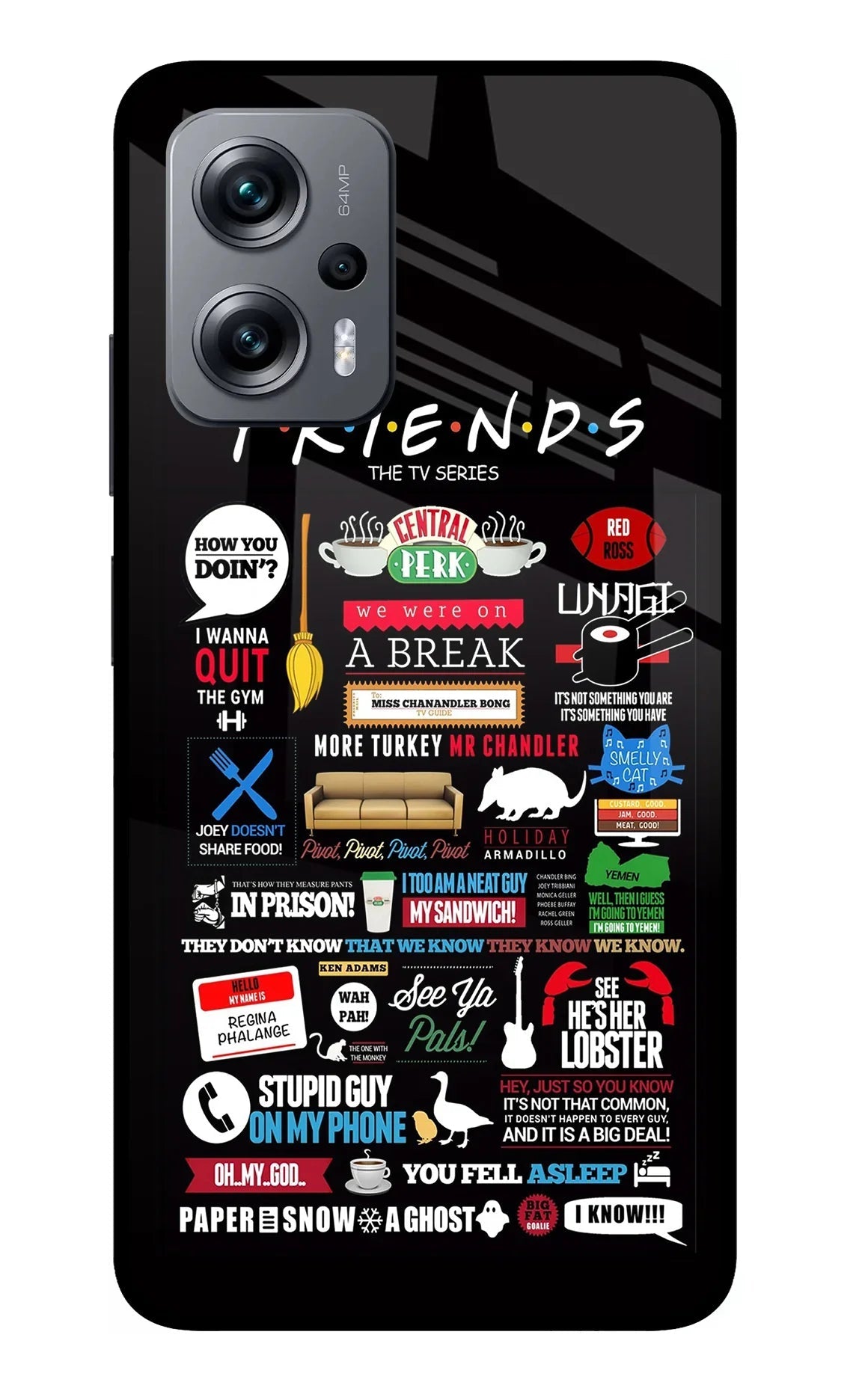 FRIENDS Redmi K50i Back Cover
