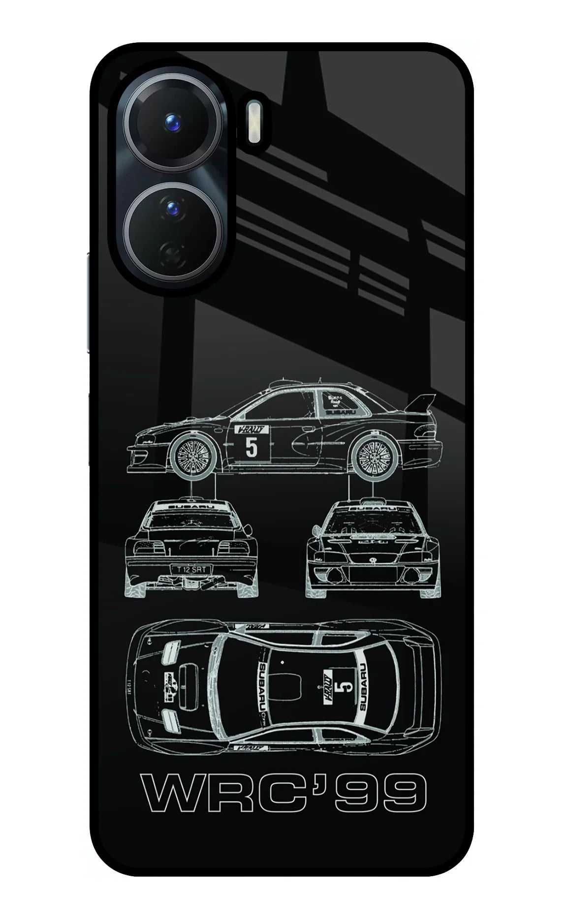 WRC'99 Vivo Y16 Glass Case