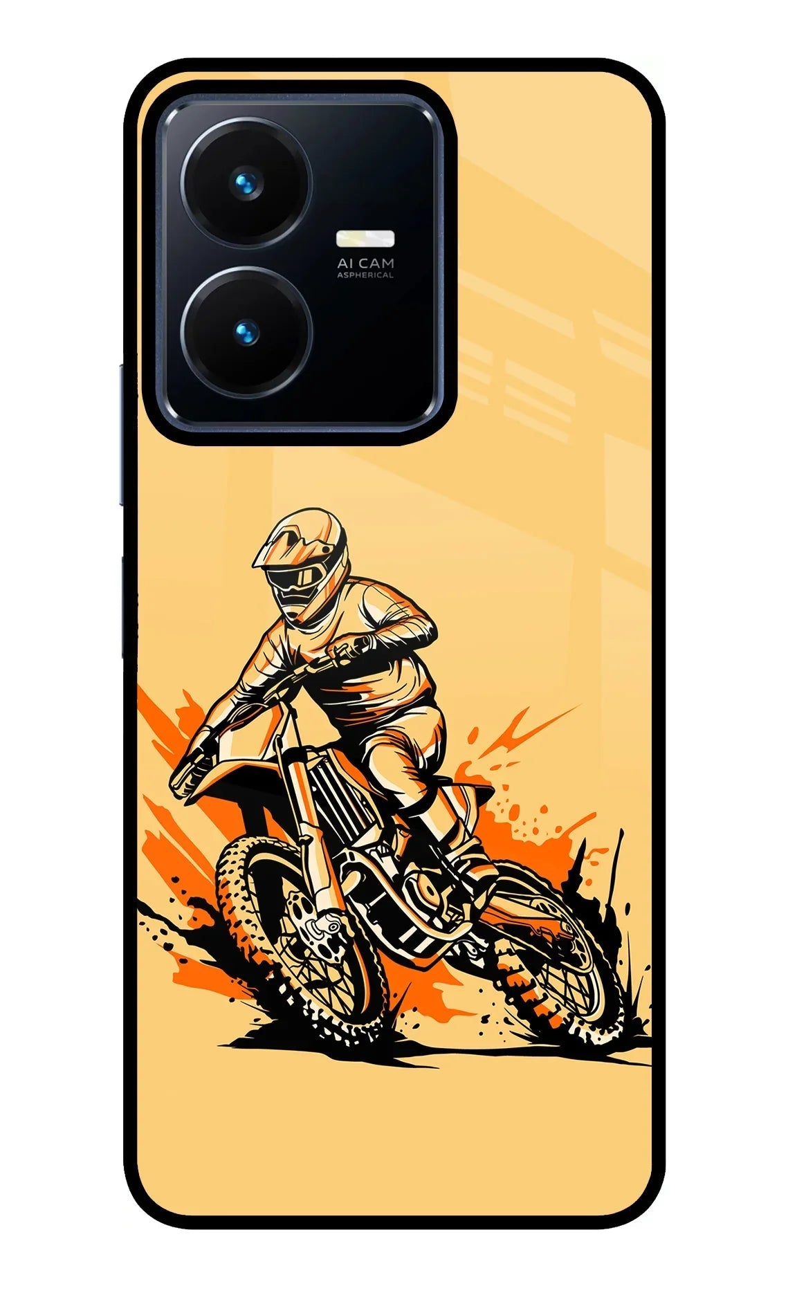 Off-Road Fury Vivo Y22 Glass Case