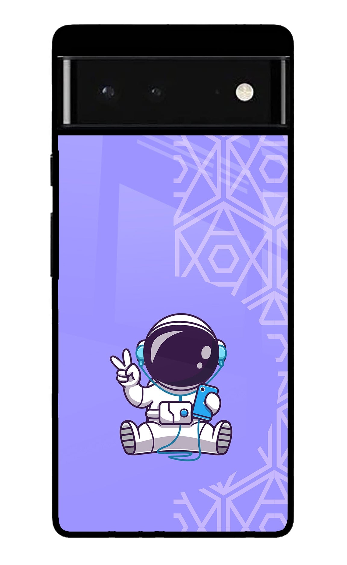 Cute Astronaut Chilling Google Pixel 6 Back Cover