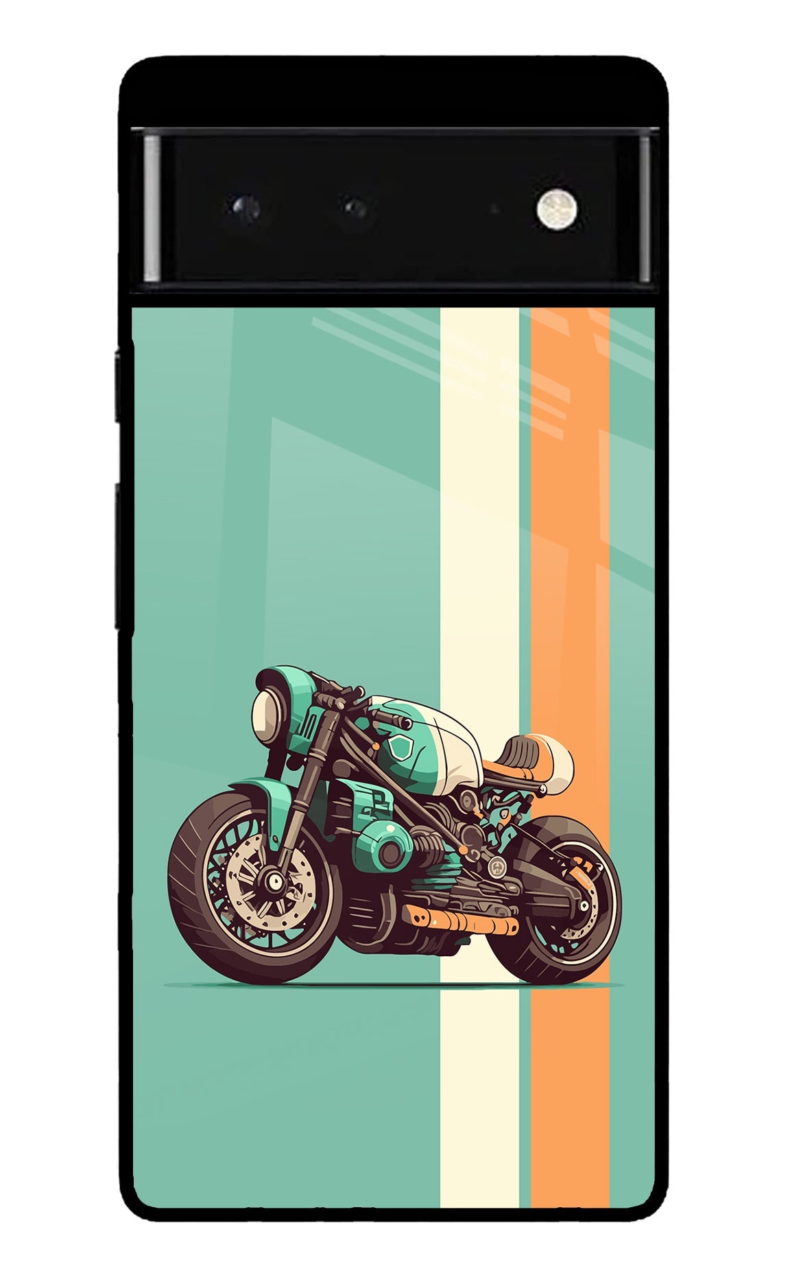 Striped Moto Drift Google Pixel 6 Back Cover