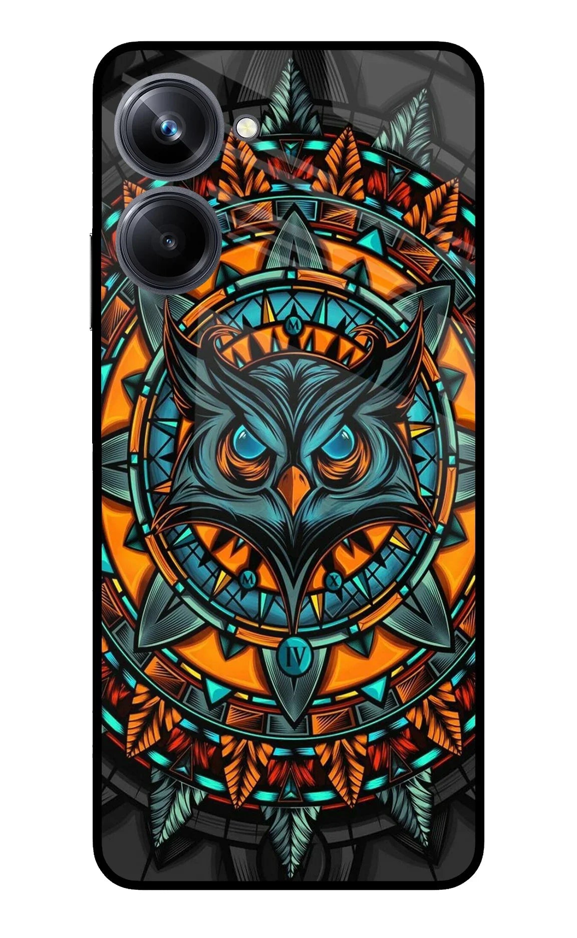 Angry Owl Art Realme 10 Pro 5G Back Cover