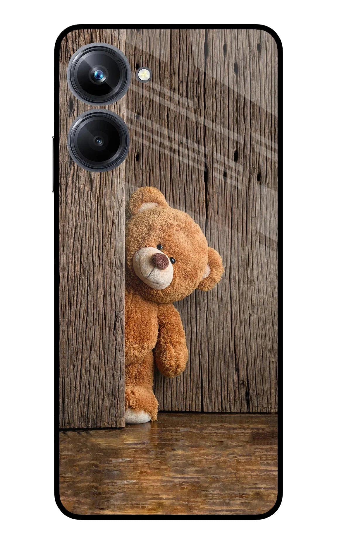 Teddy Wooden Realme 10 Pro 5G Glass Case