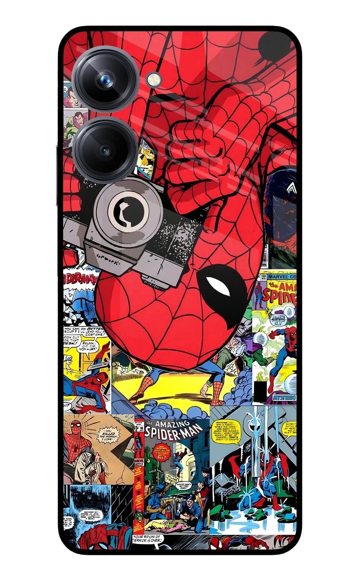 Spider Man Realme 10 Pro 5G Glass Case