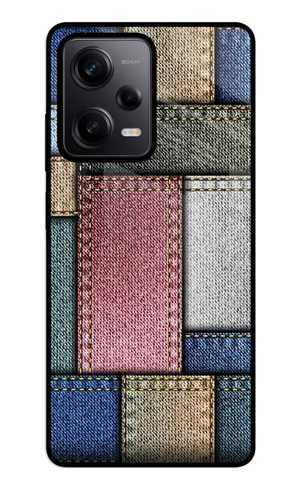 Multicolor Jeans Redmi Note 12 5G Back Cover