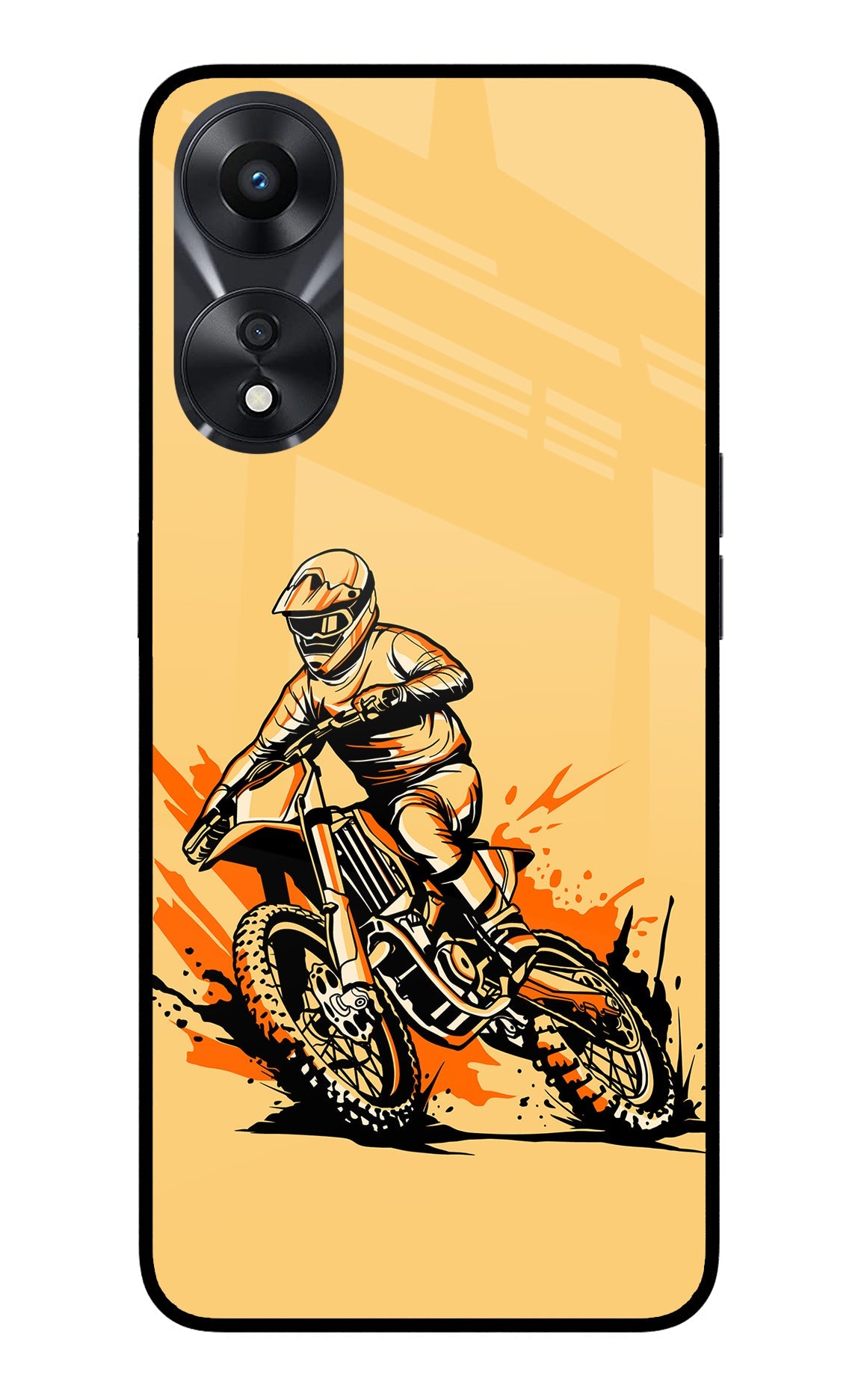 Off-Road Fury Oppo A78 5G Glass Case