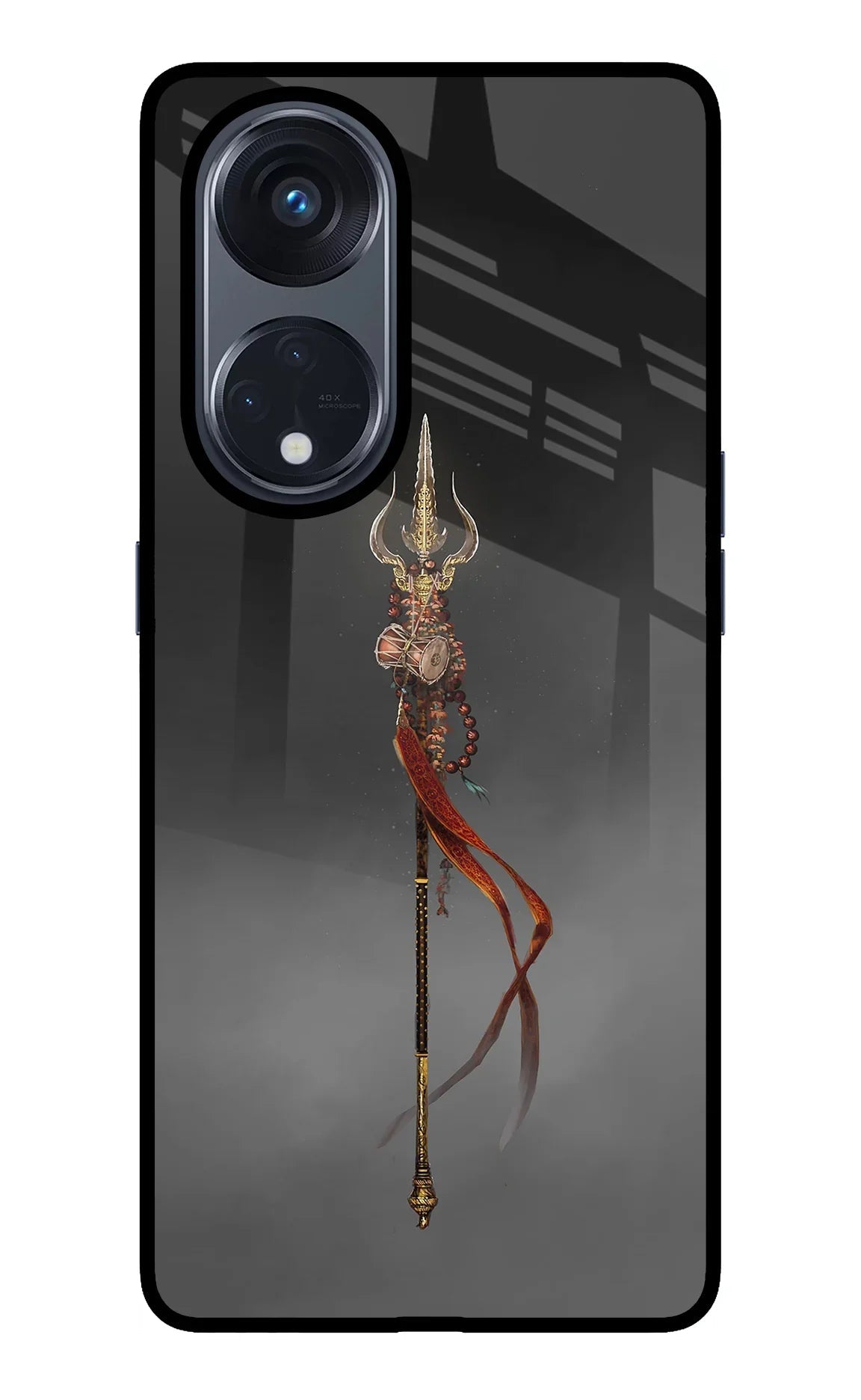 Shiv Trishul Oppo Reno8 T 5G Glass Case