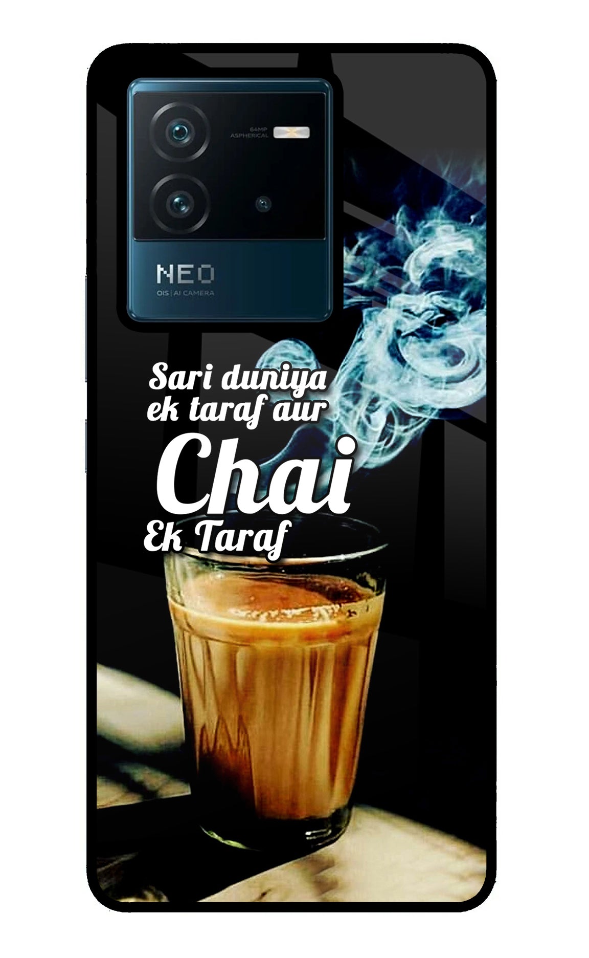 Chai Ek Taraf Quote IQOO Neo 6 5G Back Cover