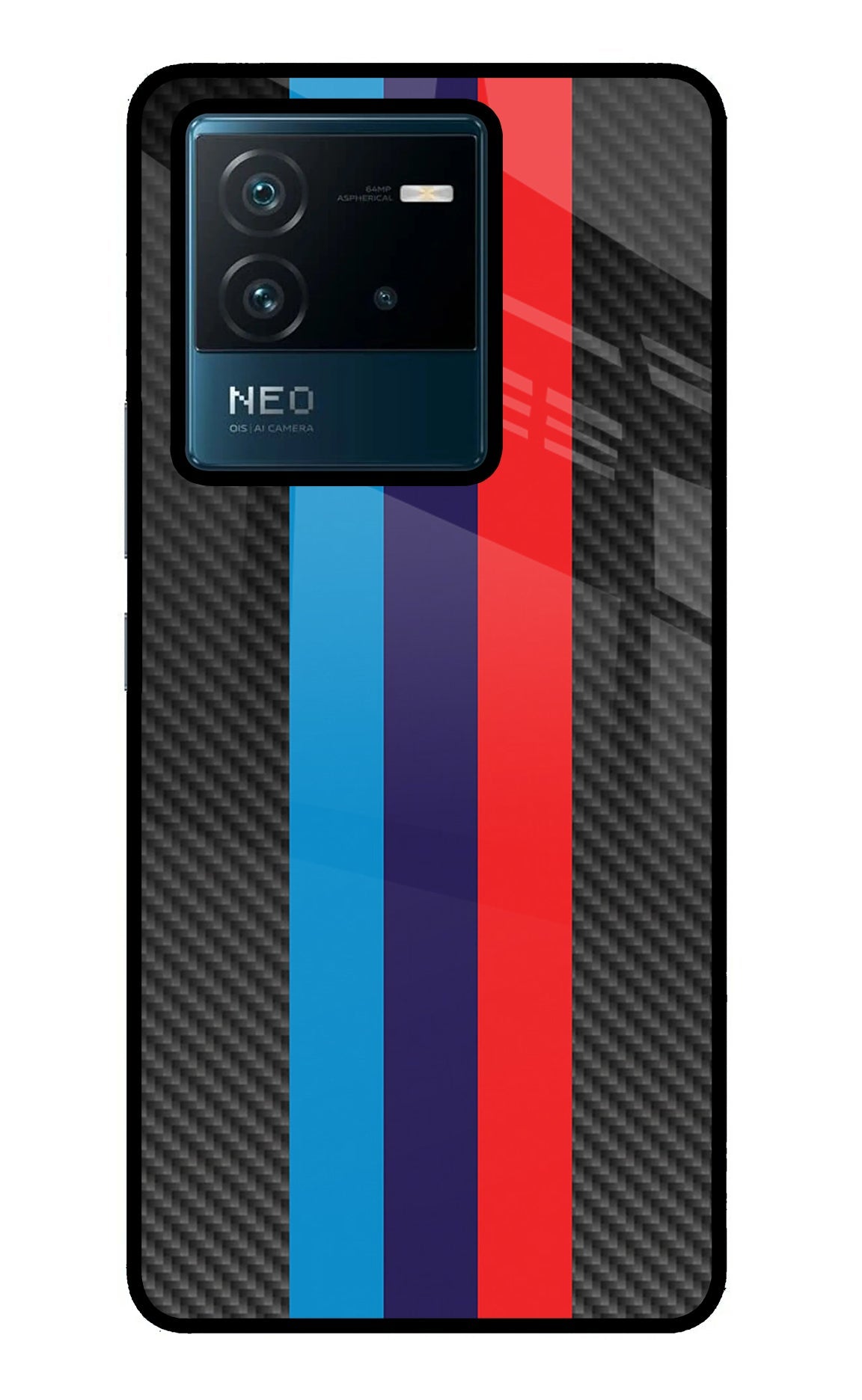 BMW Stripes Pattern IQOO Neo 6 5G Back Cover