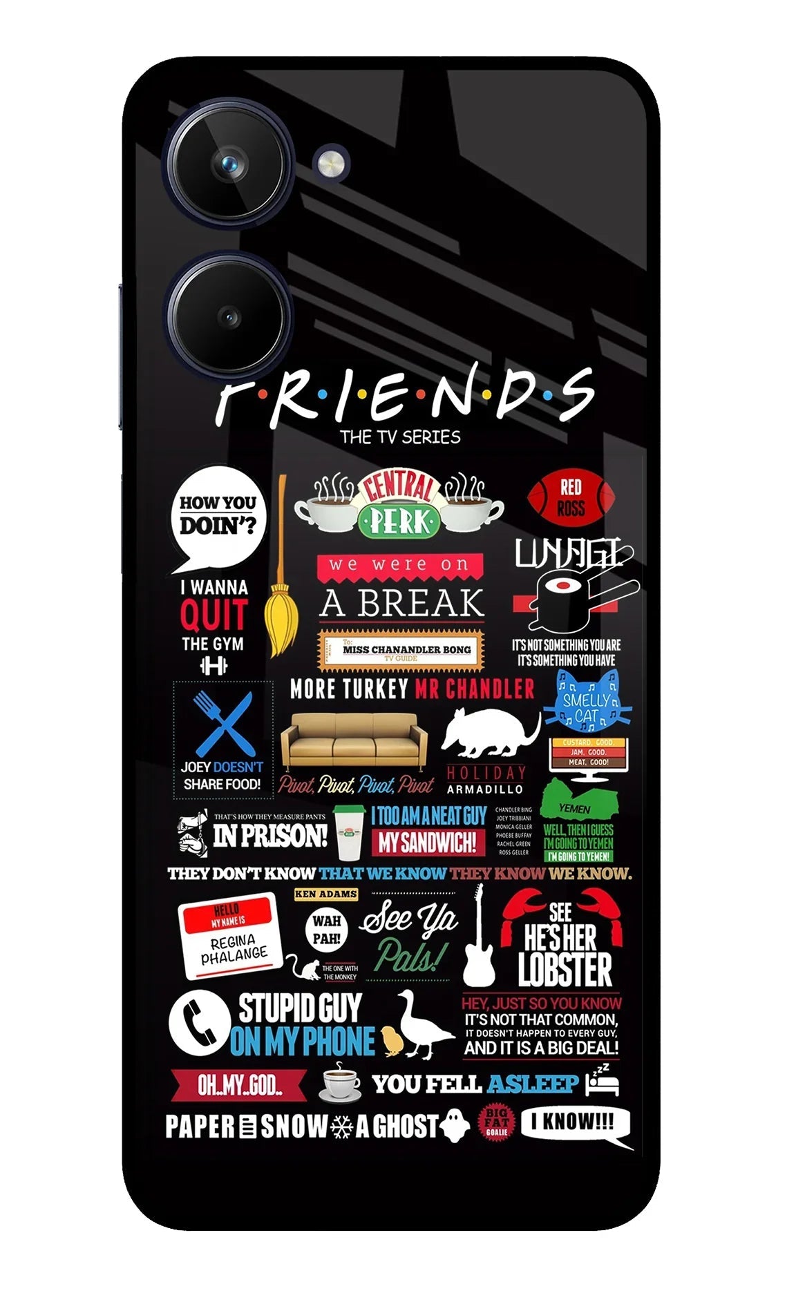 FRIENDS Realme 10 Back Cover