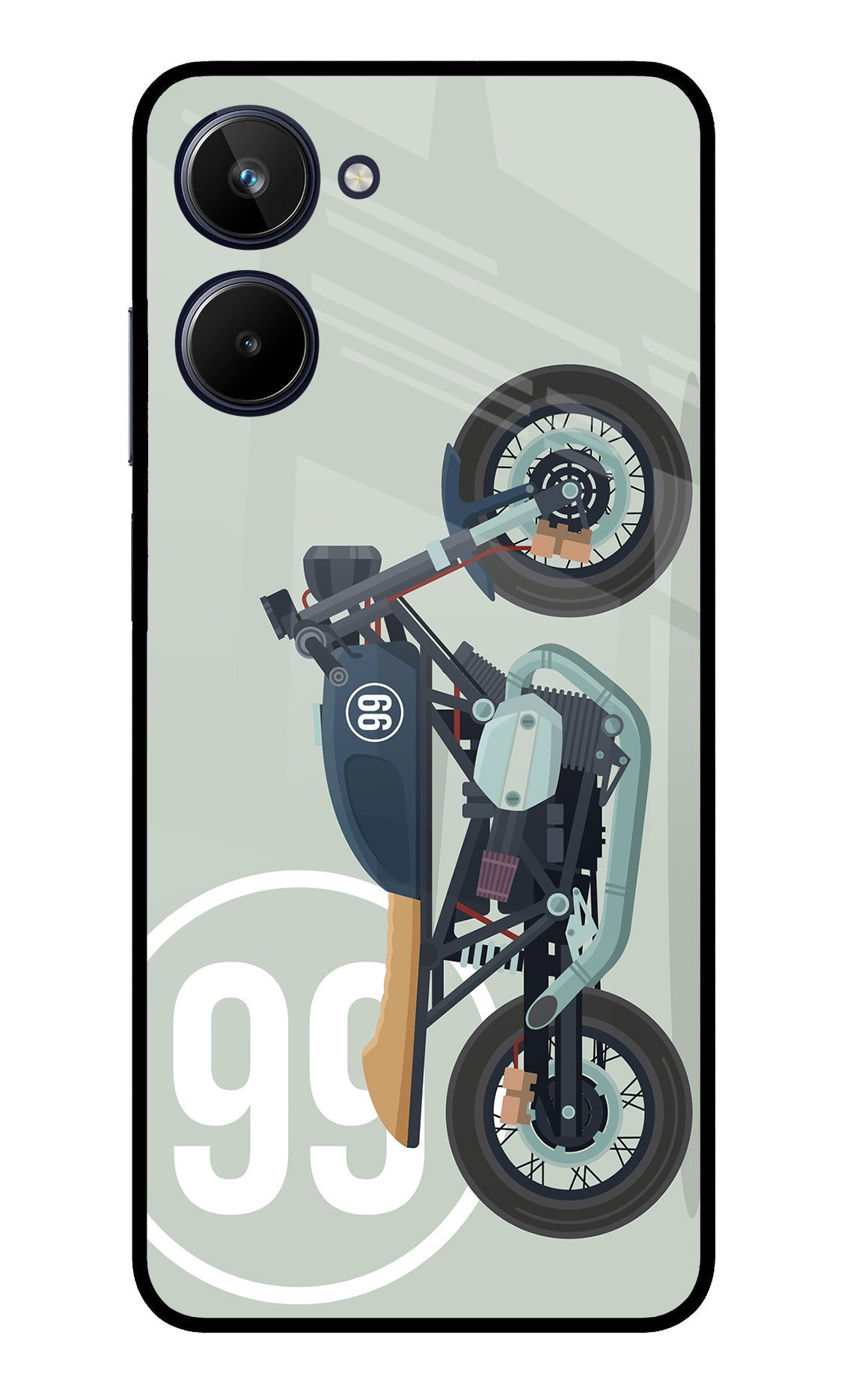 Classic Cafe Racer 99 Realme 10 Back Cover