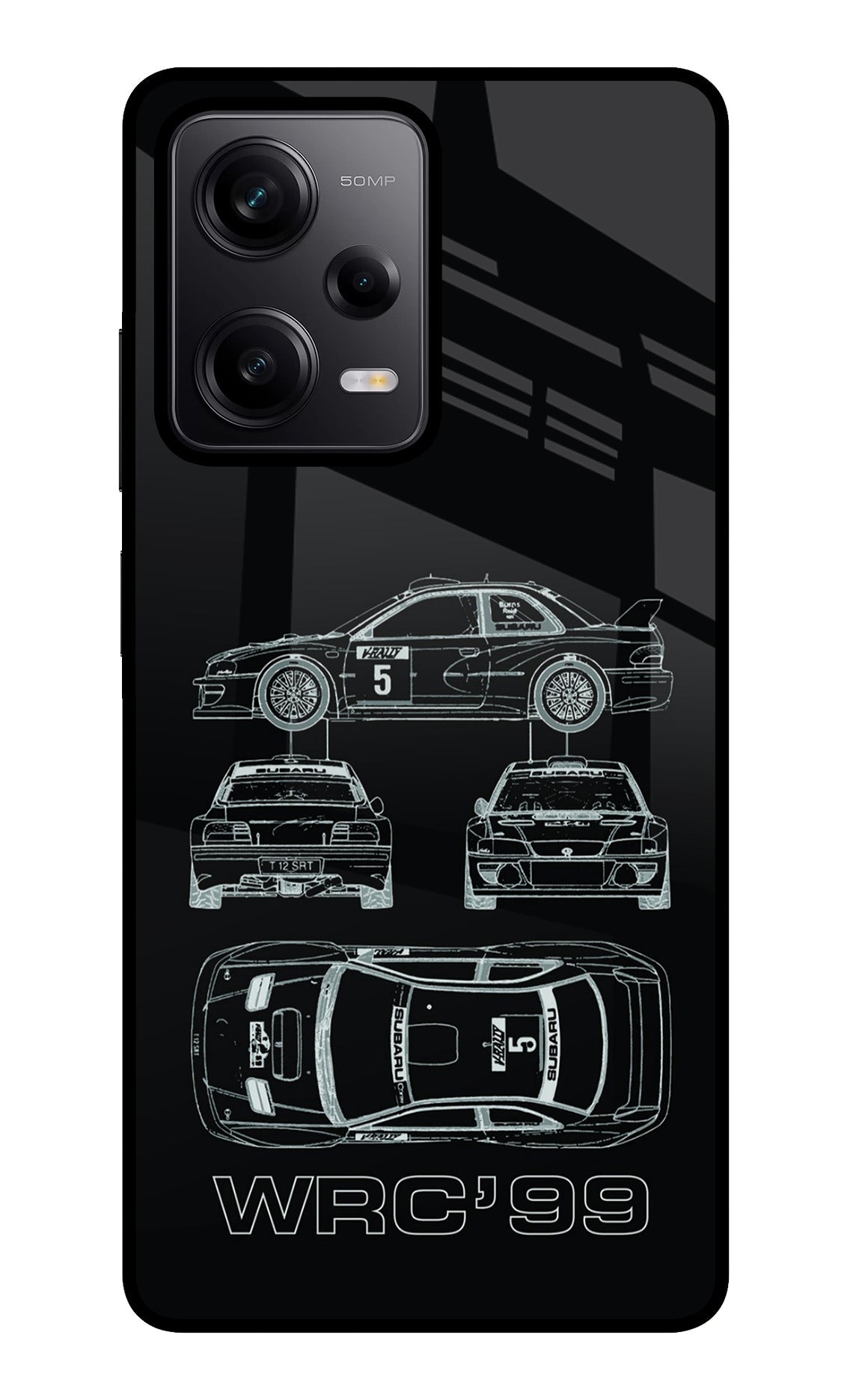 WRC'99 Poco X5 5G Glass Case