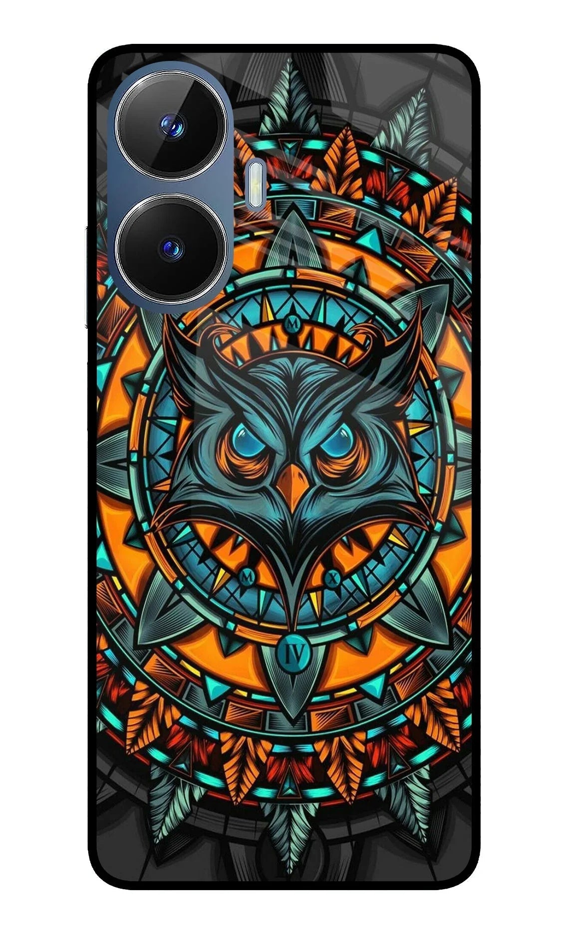 Angry Owl Art Realme C55/N55 Back Cover