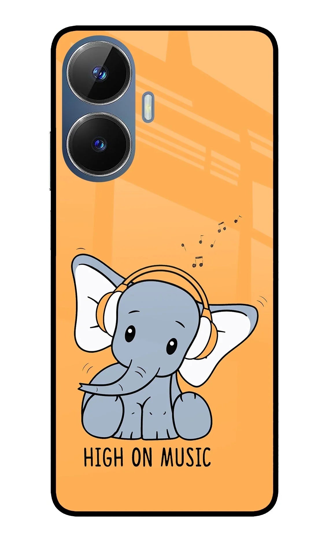 High On Music Realme C55/N55 Back Cover