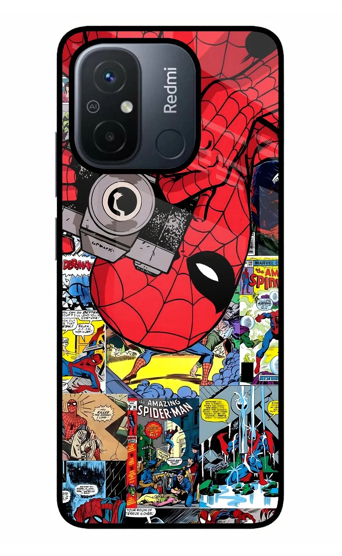 Spider Man Redmi 12C Back Cover