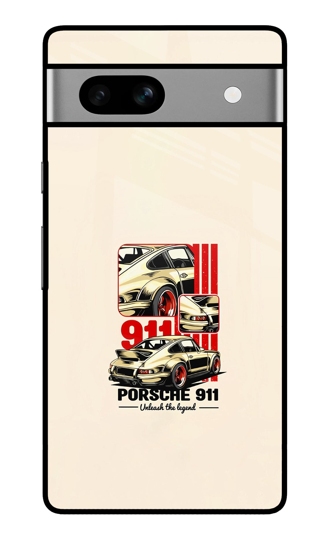 Classic Porsche 911 Google Pixel 7A Back Cover