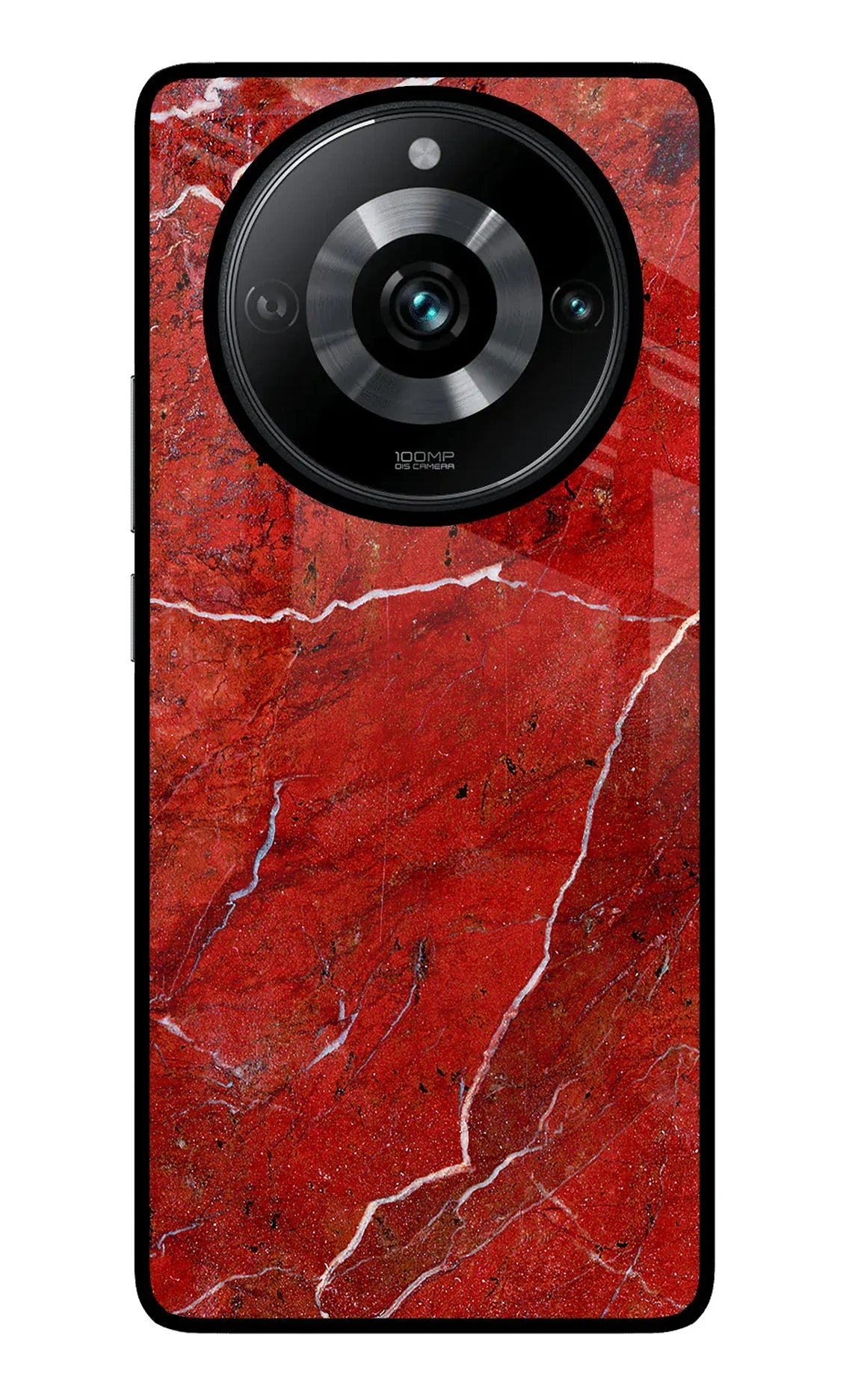 Red Marble Design Realme Narzo 60 Pro Back Cover