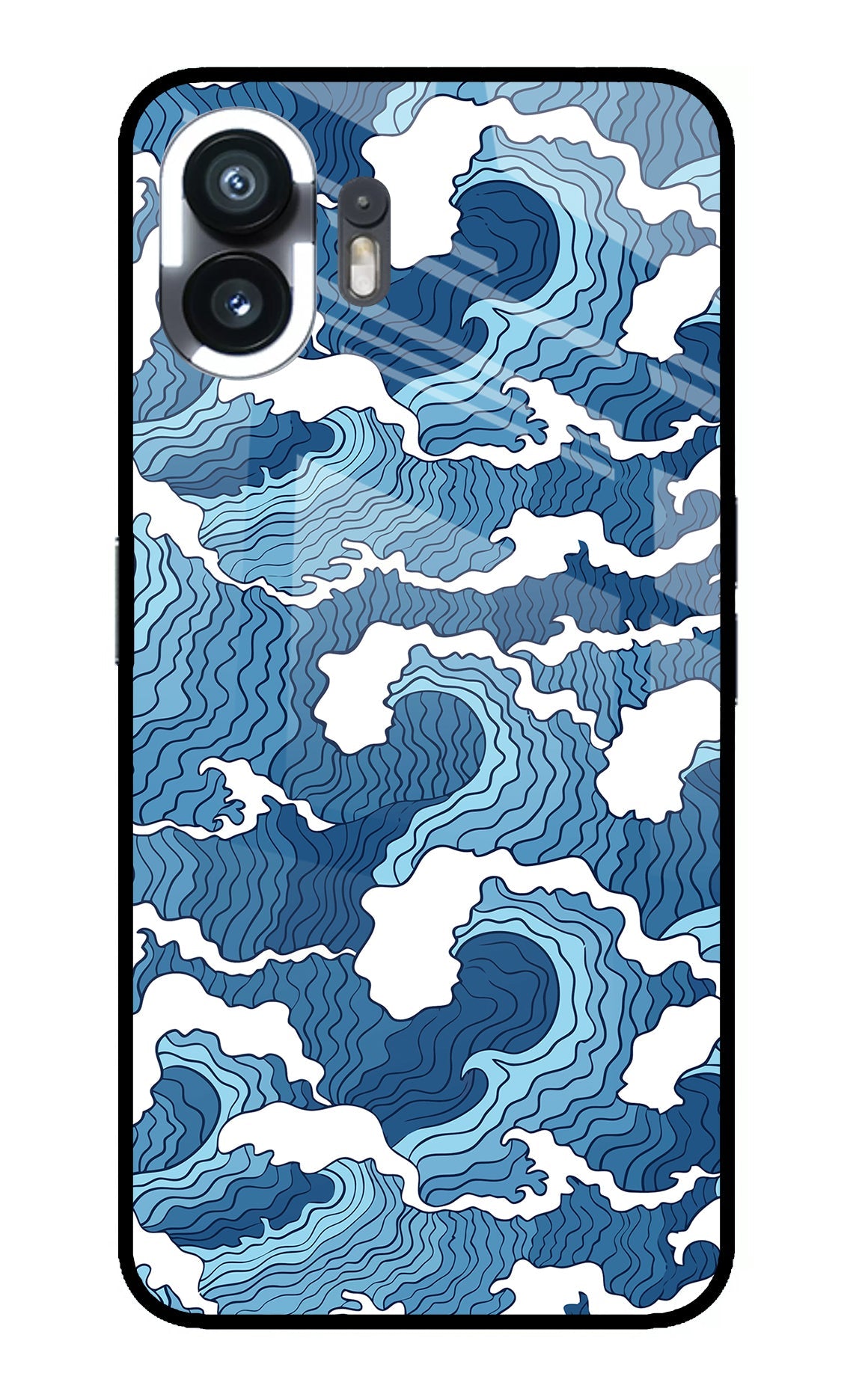Blue Waves Nothing Phone 2 Back Cover