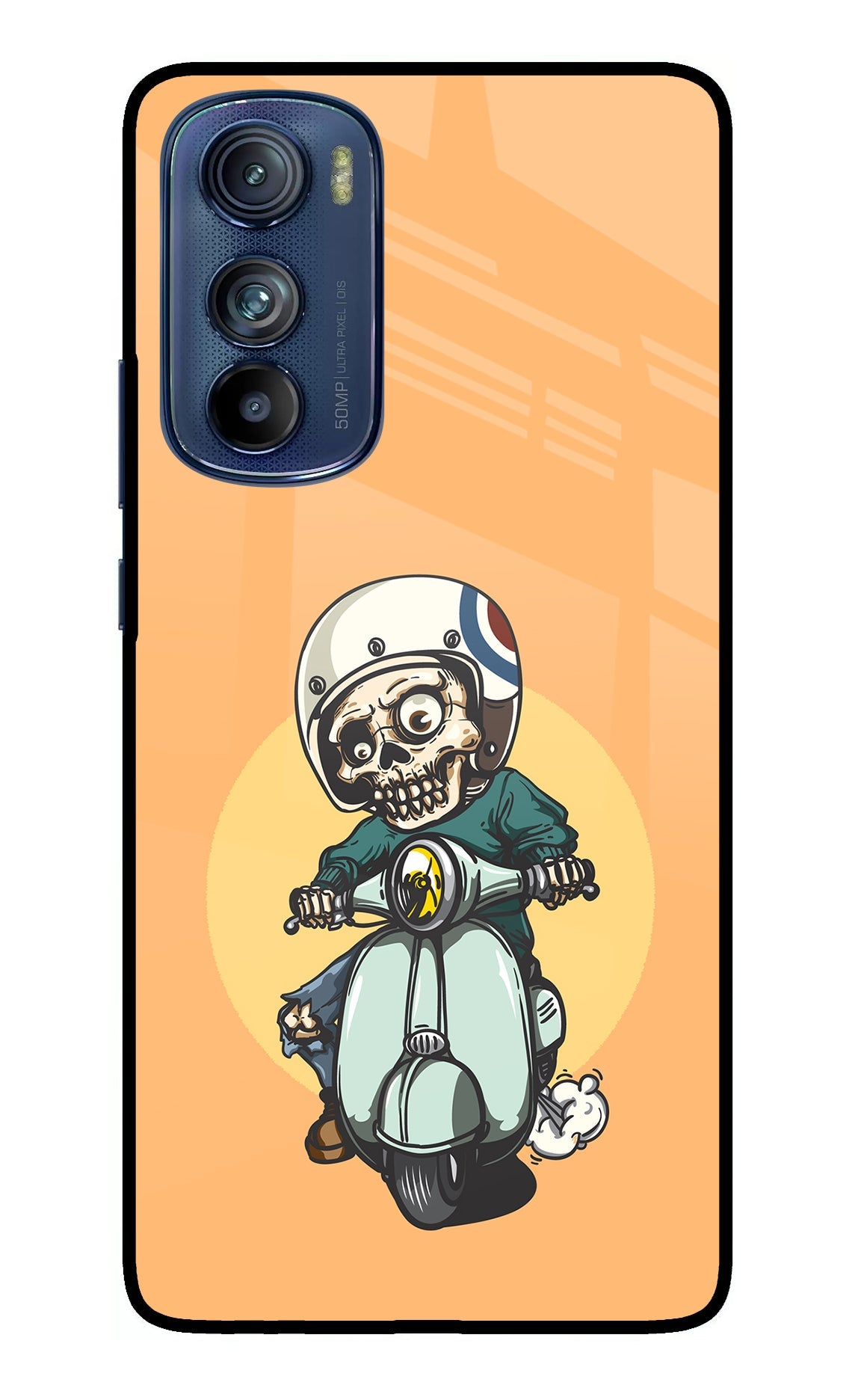 Undead Biker Moto Edge 30 Back Cover
