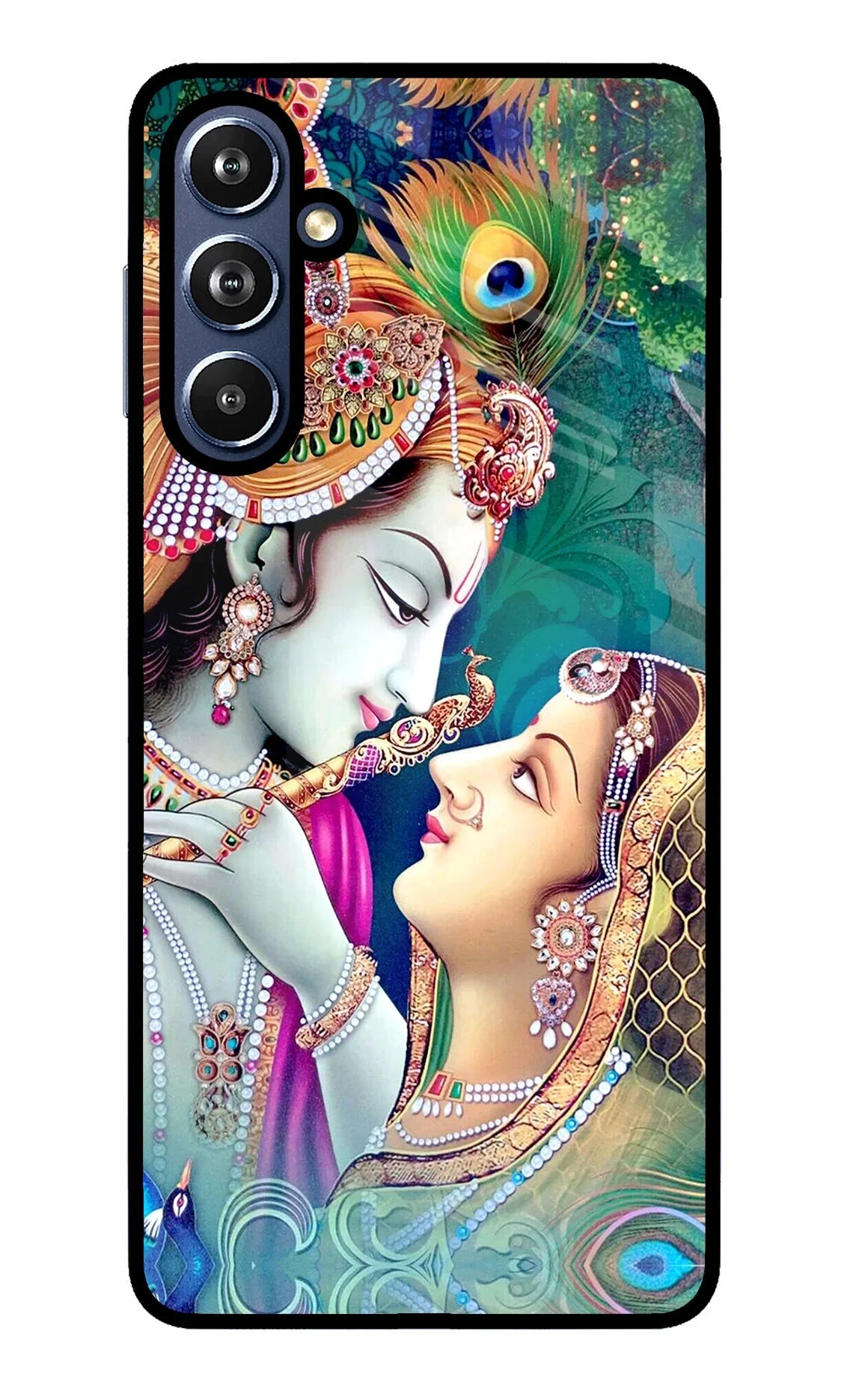 Lord Radha Krishna Samsung F54 5G Glass Case