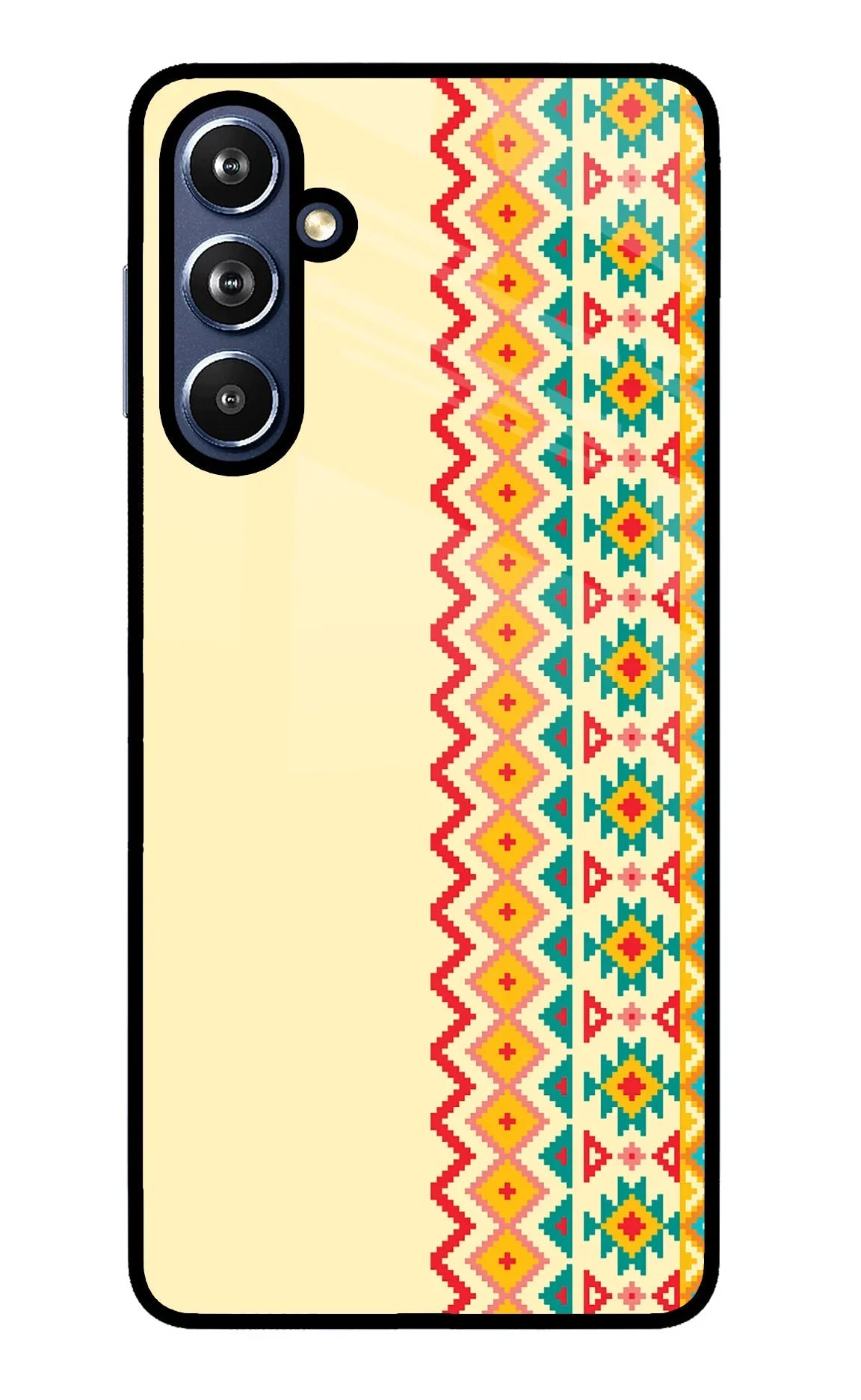 Ethnic Seamless Samsung F54 5G Glass Case