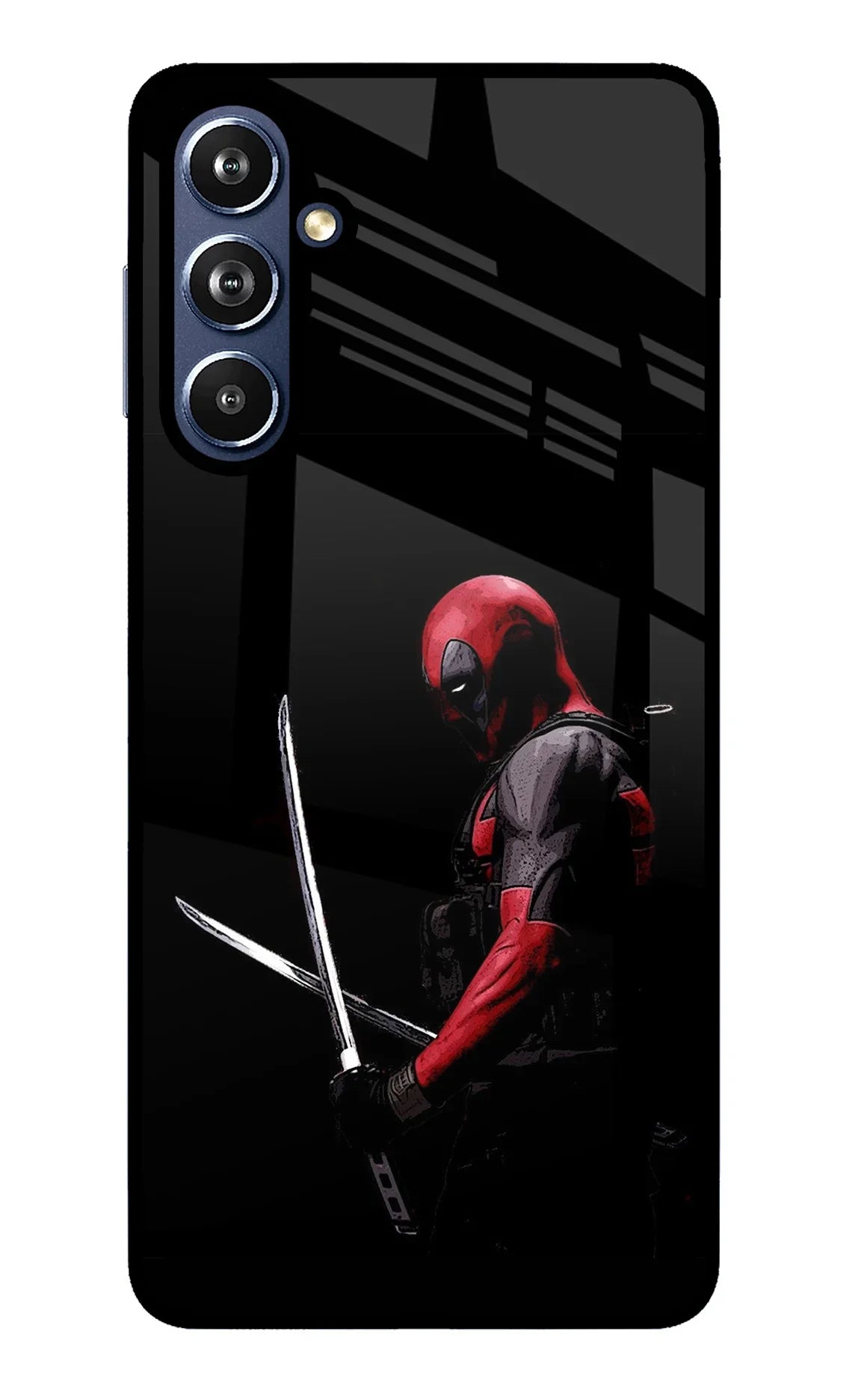 Deadpool Samsung F54 5G Glass Case